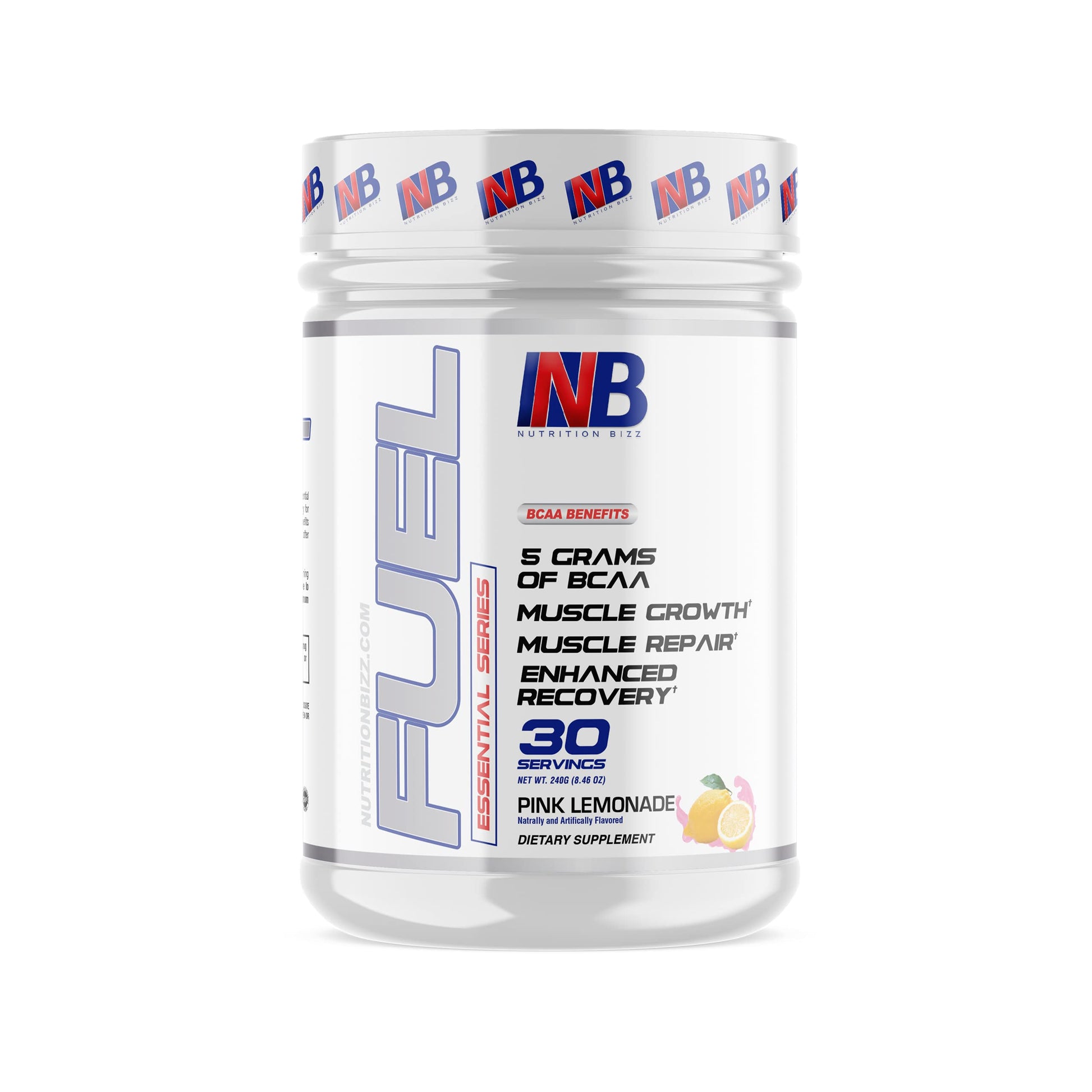 NutritionBizz BCAA Powder, 5 g BCAAs, 8 oz