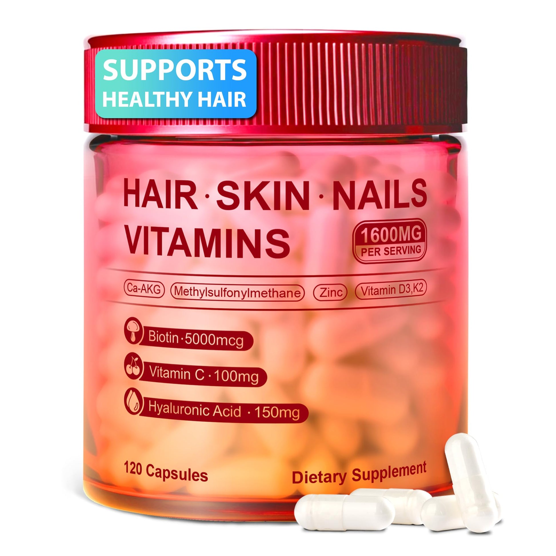 Kereeao Hair Skin and Nails Vitamins Capsule 120 Capsules