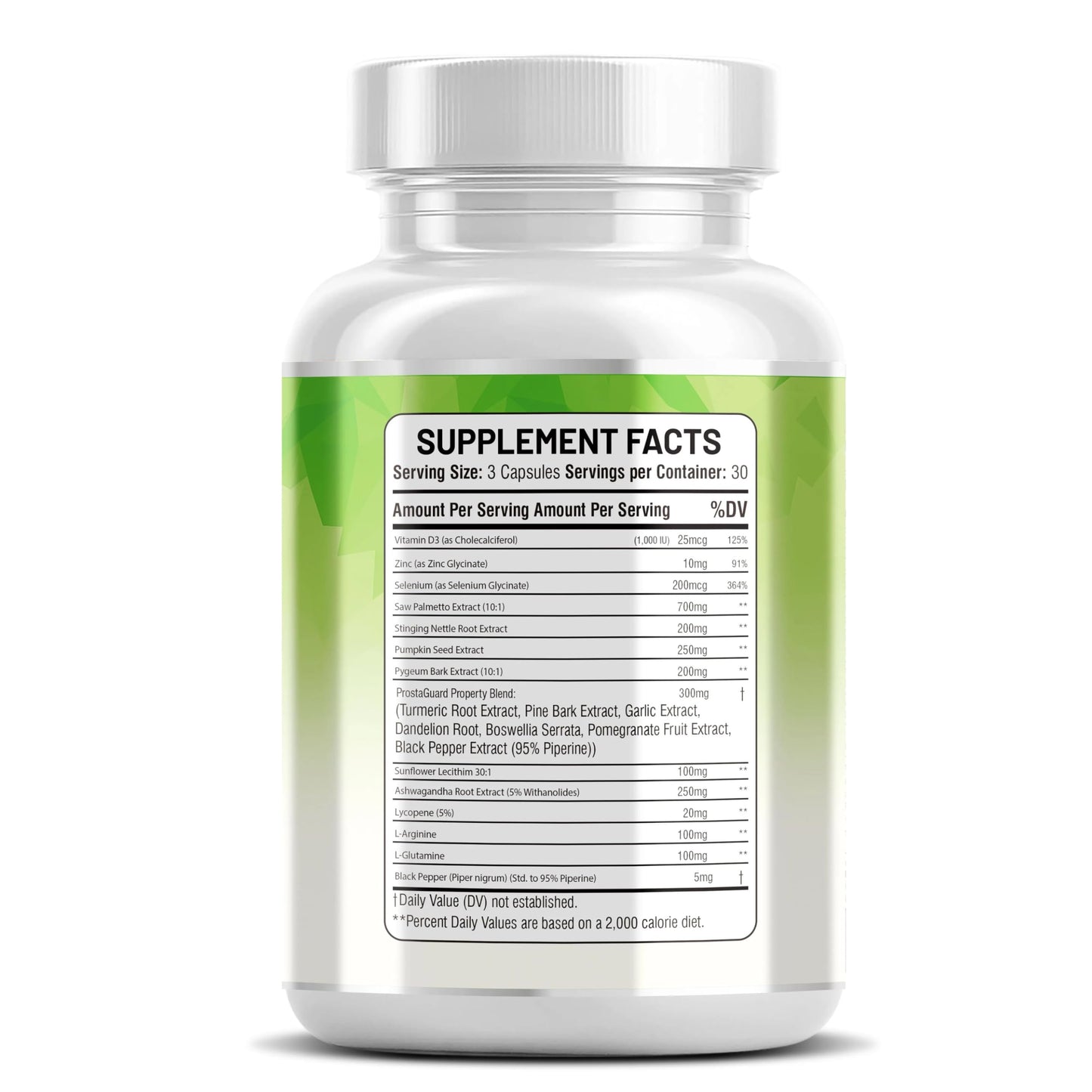 Kun Shafi Saw Palmetto with Stinging Nettle, Pygeum, Pumpkin Seed, Sunflower Lecithin, Turmeric & Ashwagandha Prostate Support for Men with Lycopene & Vitamin D3, Capsules, 90
