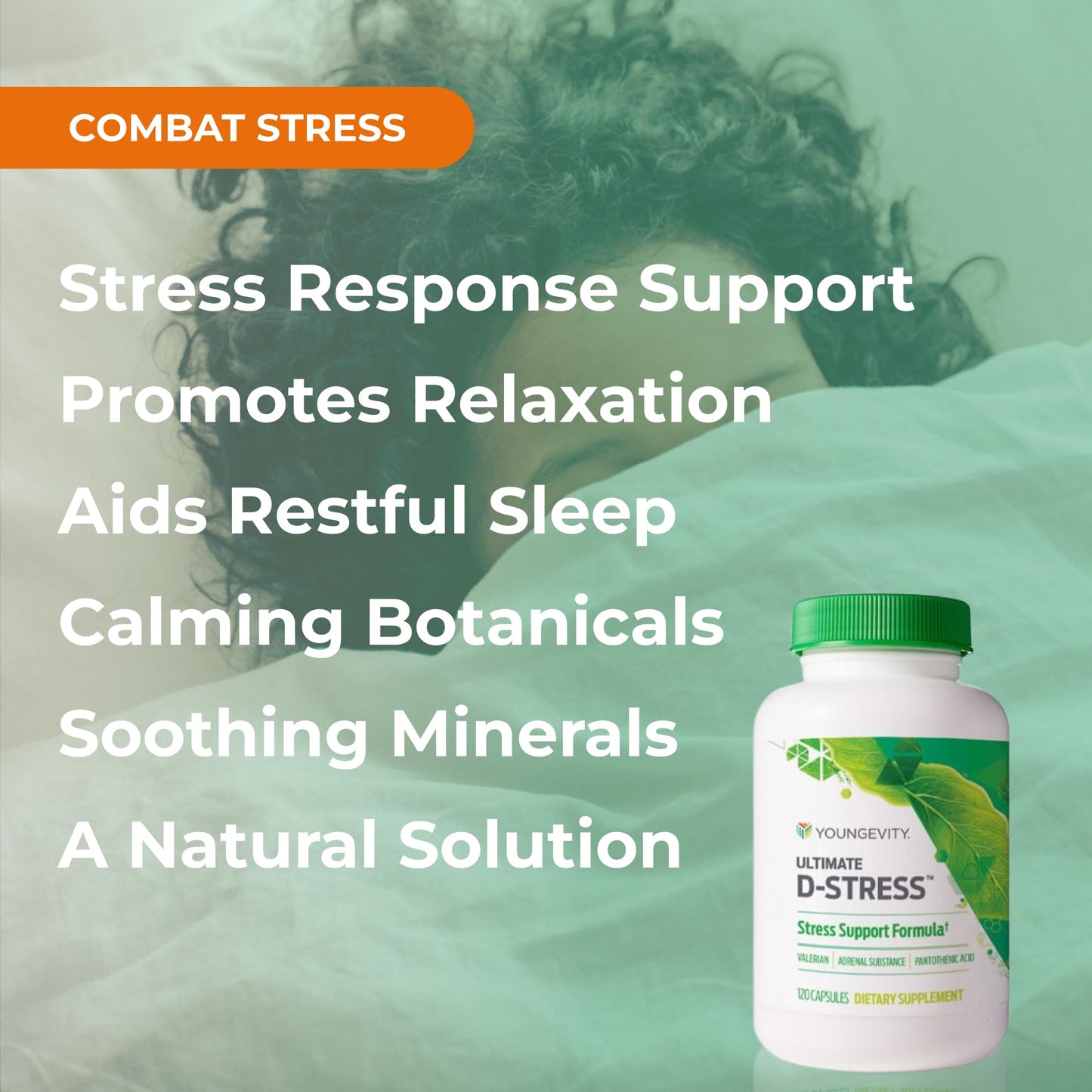 Youngevity Ultimate D-Stress Capsules, 120 Count
