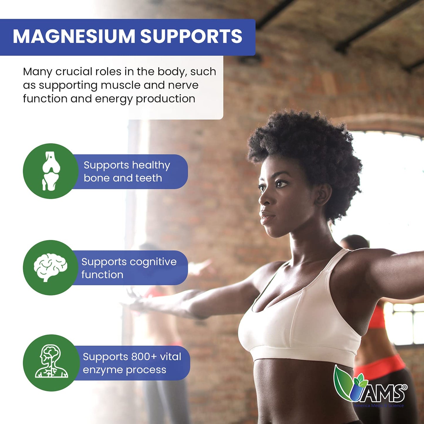 America Medic & Science Magnesium Oxide 250 mg Capsules (150 Count)