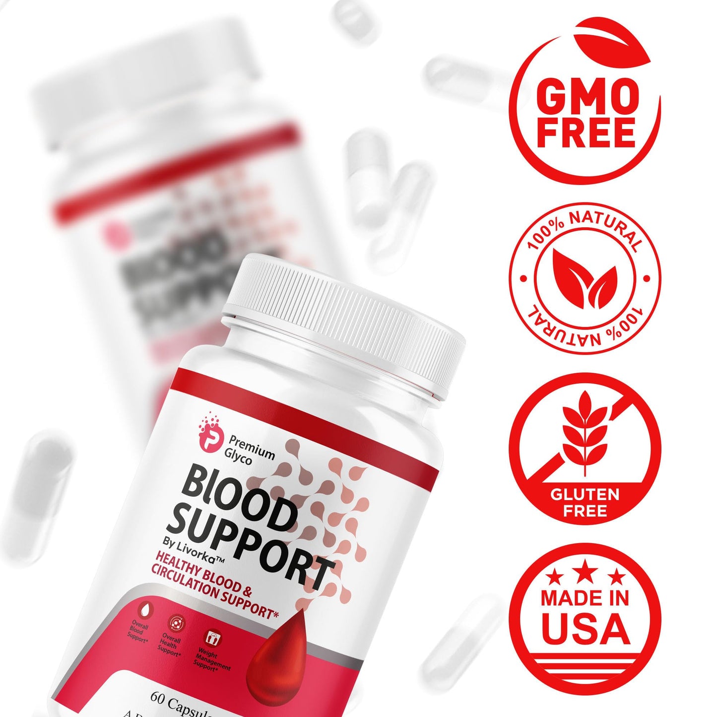 LIVORKA Premium Glyco Capsules, 180 Capsules