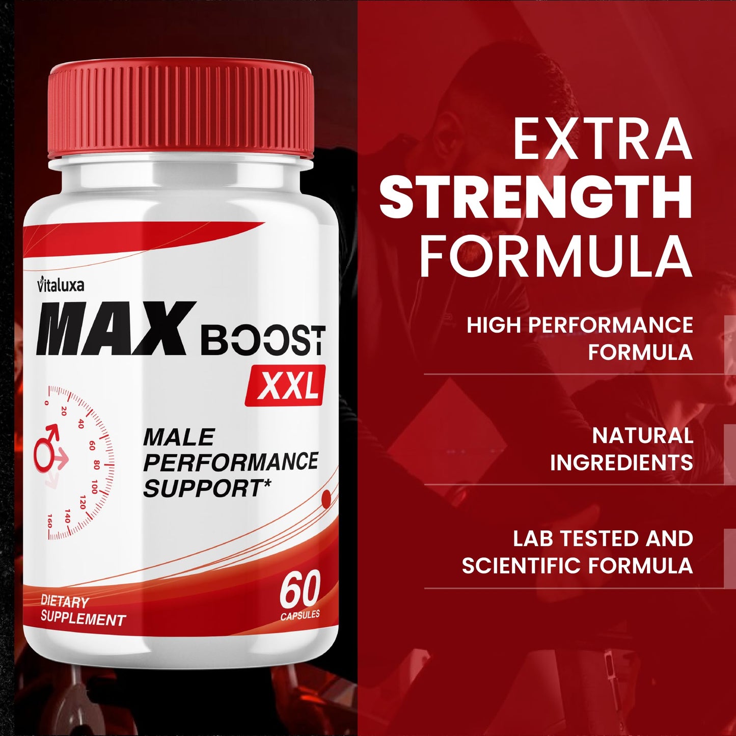 Vitaluxa Max Boost XXL Capsule 60 Count