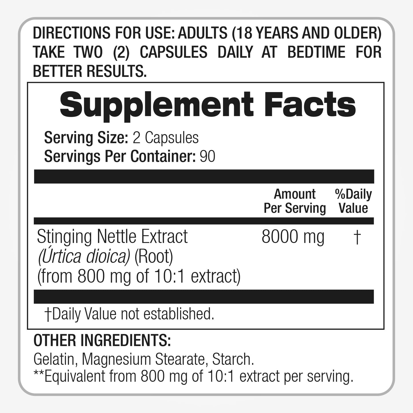 FITO MEDIC'S Stinging Nettle Root 180 Capsules