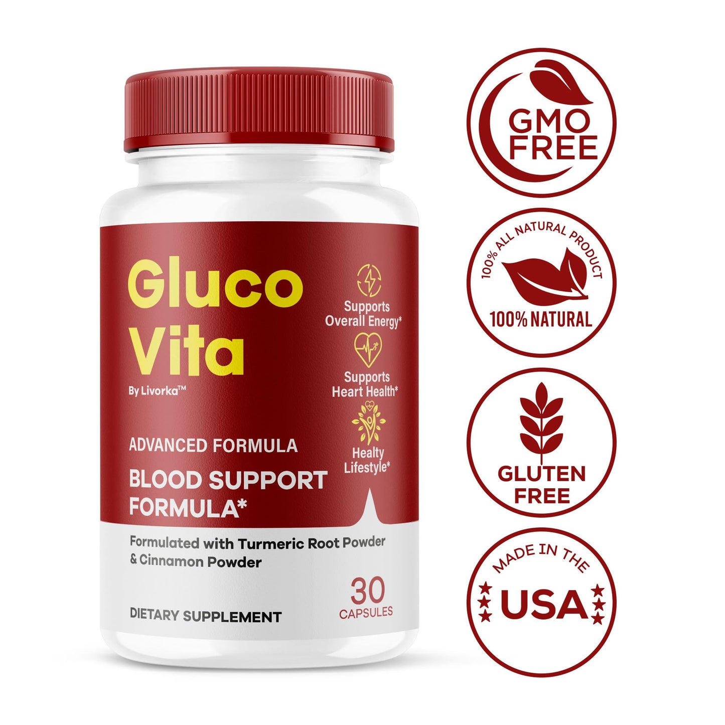 LIVORKA GlucoVita Capsules, 150 Capsules