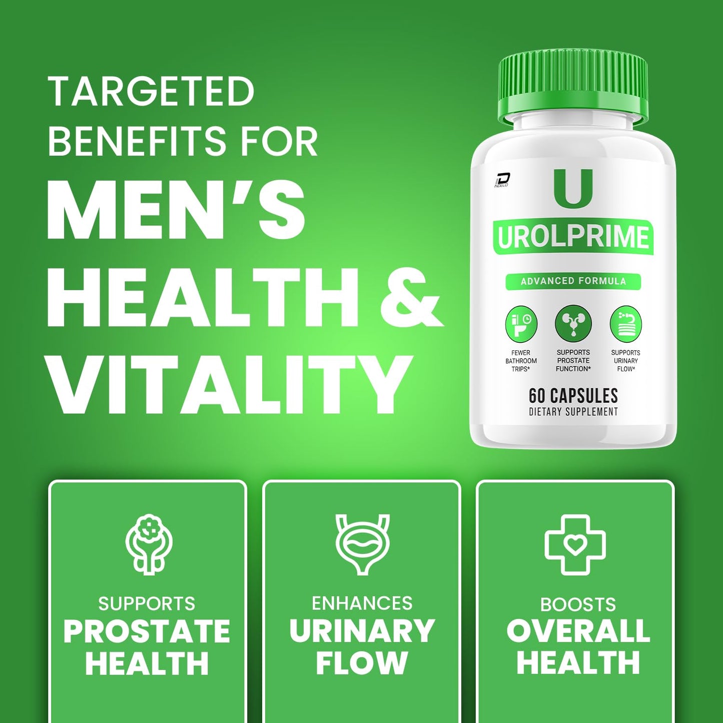 Indelo Urol Prime Capsule 180 Capsules