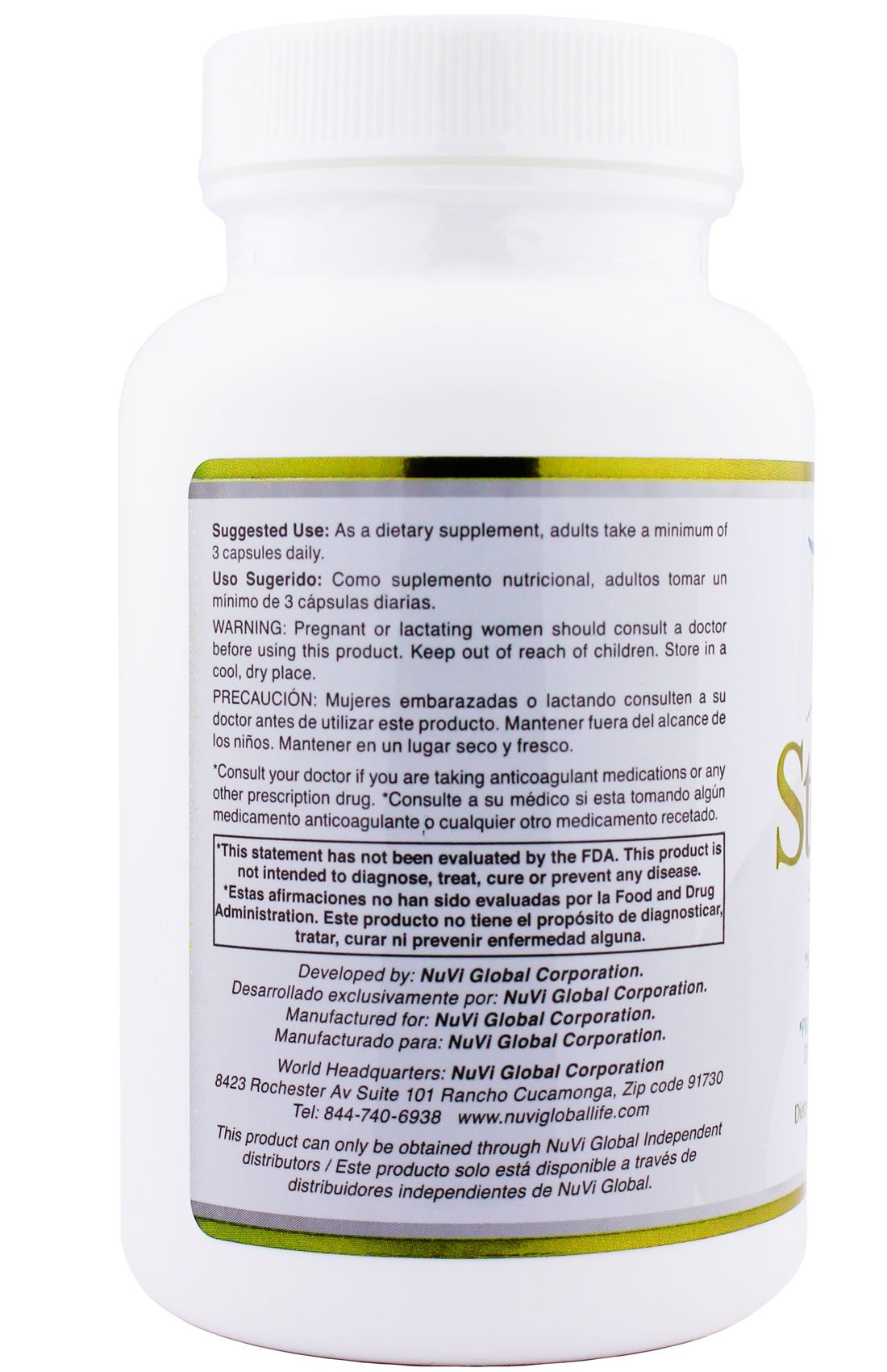 StemForte Plus Stem Cell Nutritional Supplements Capsules, 270 Capsules