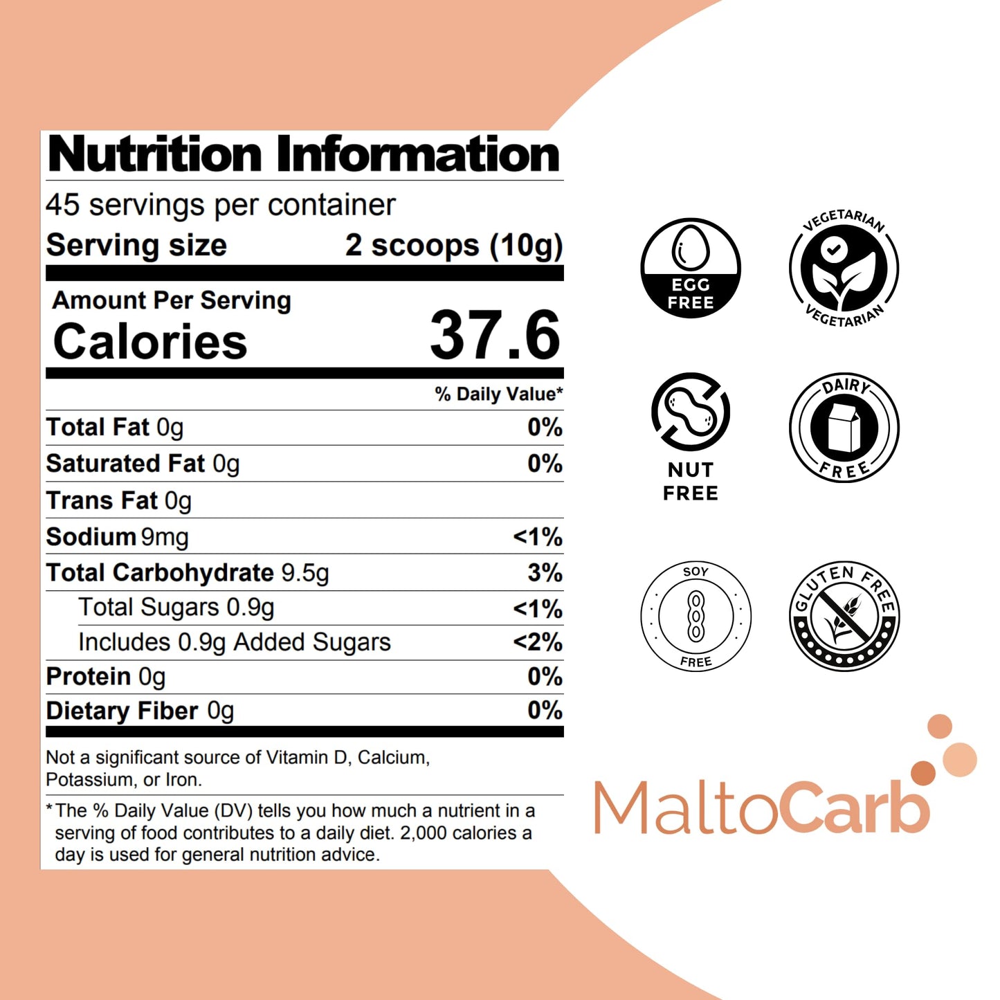 Solace Nutrition MaltoCarb Maltodextrin Powder 16