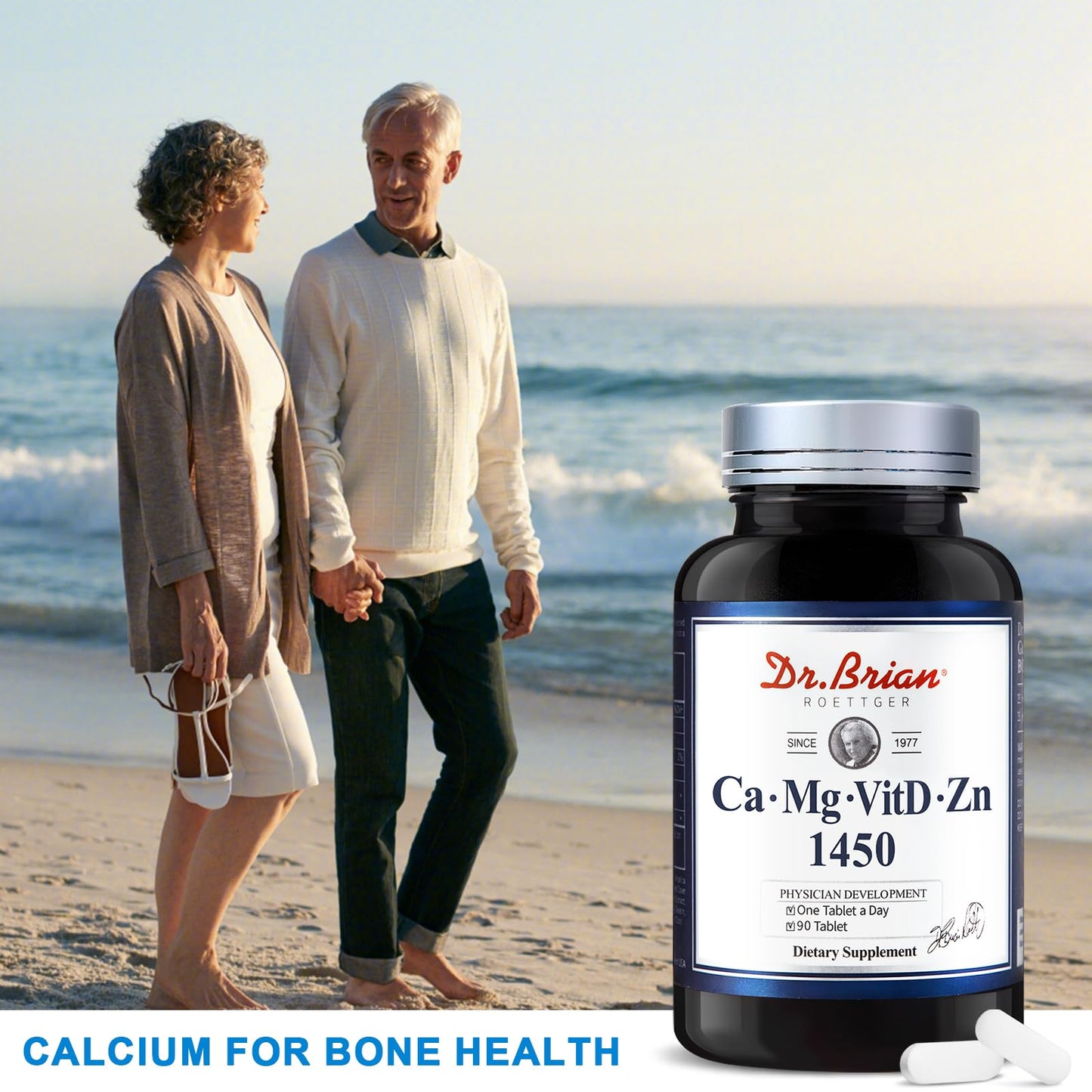 Dr. Brian Roettger Calcium Magnesium Zinc with Vitamin D3 90 Tablets