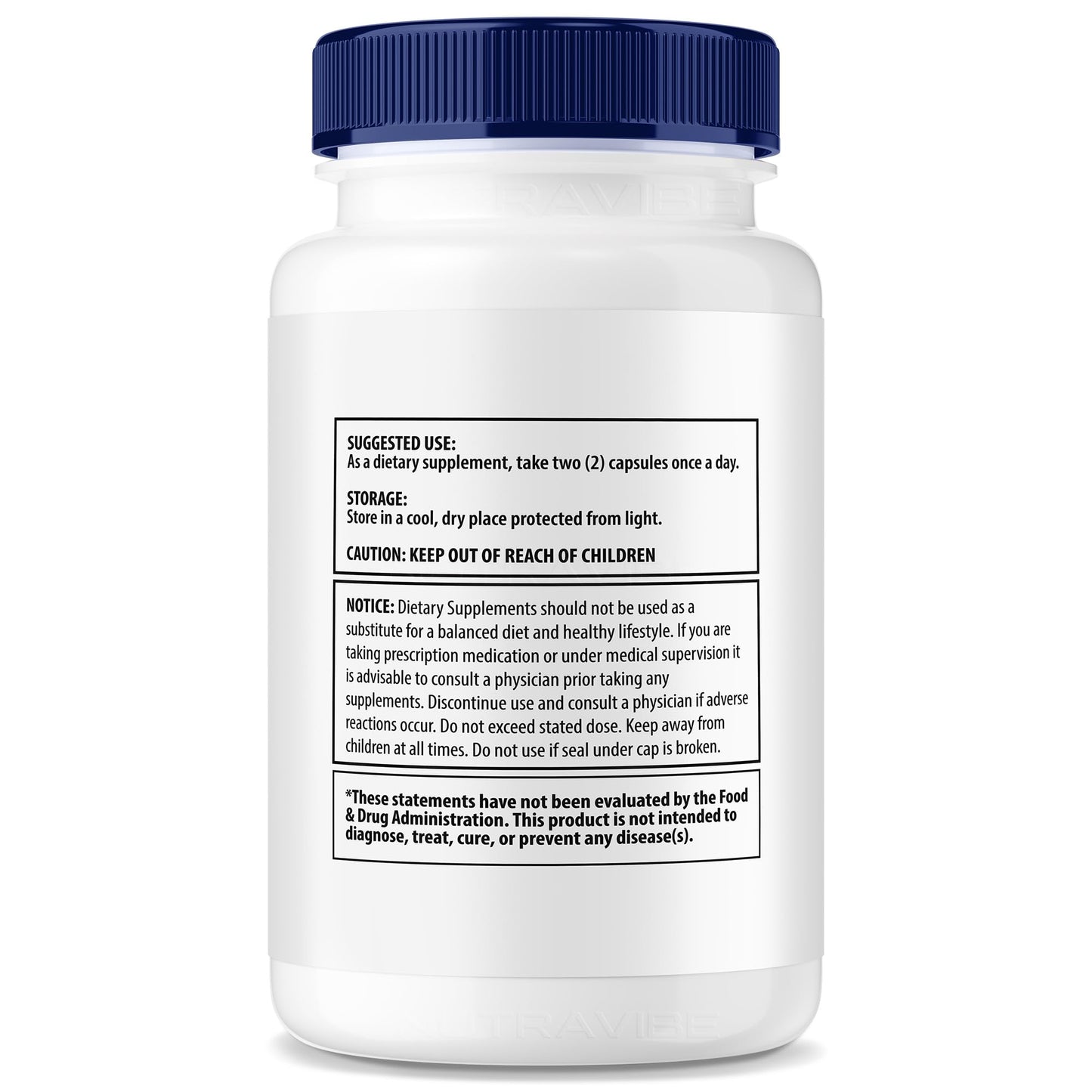 NutraVibe NervaEase Capsules 120 Capsules