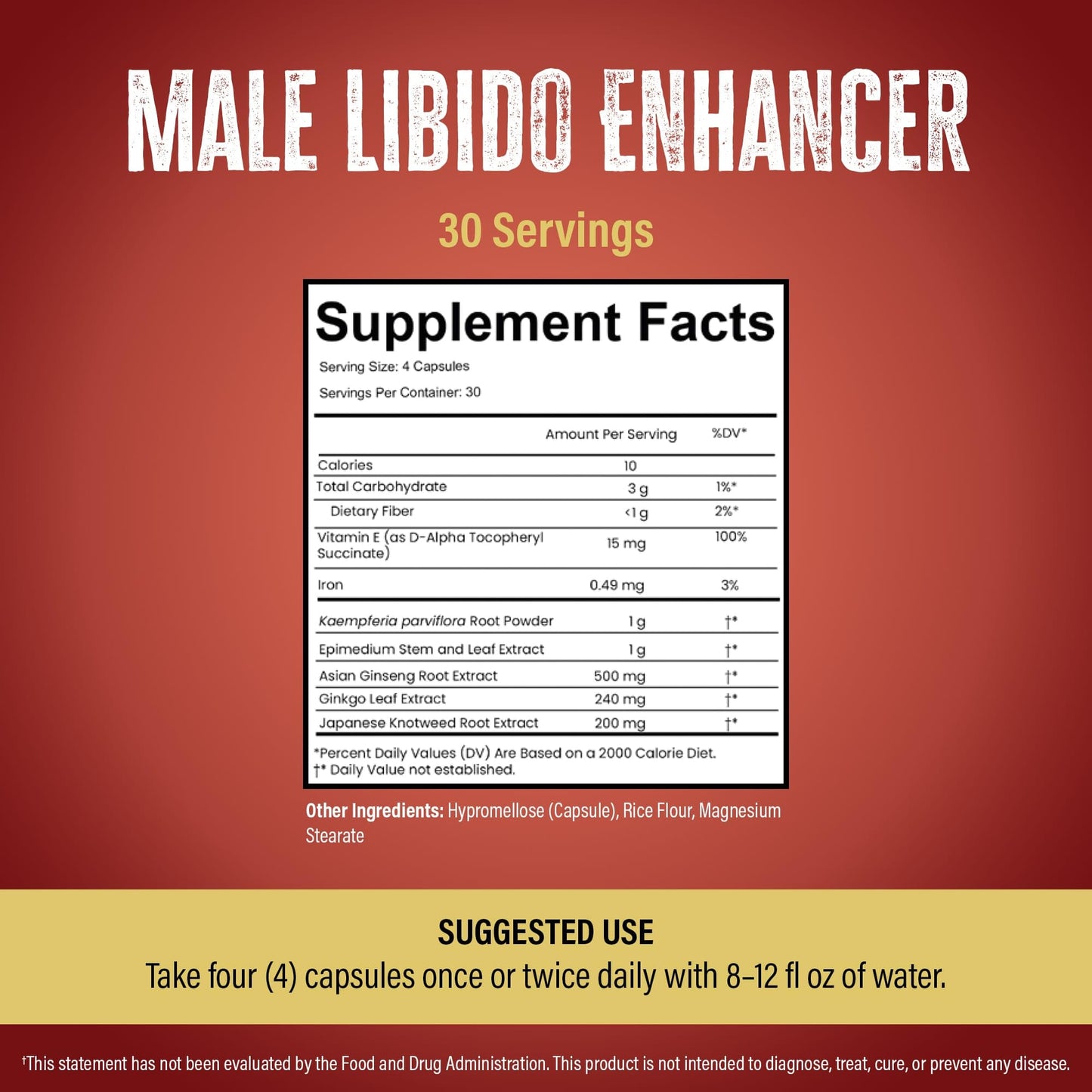 Leviathan Wellness Fortitude Male Sex Enhancer Libido Booster Capsule 90 Count