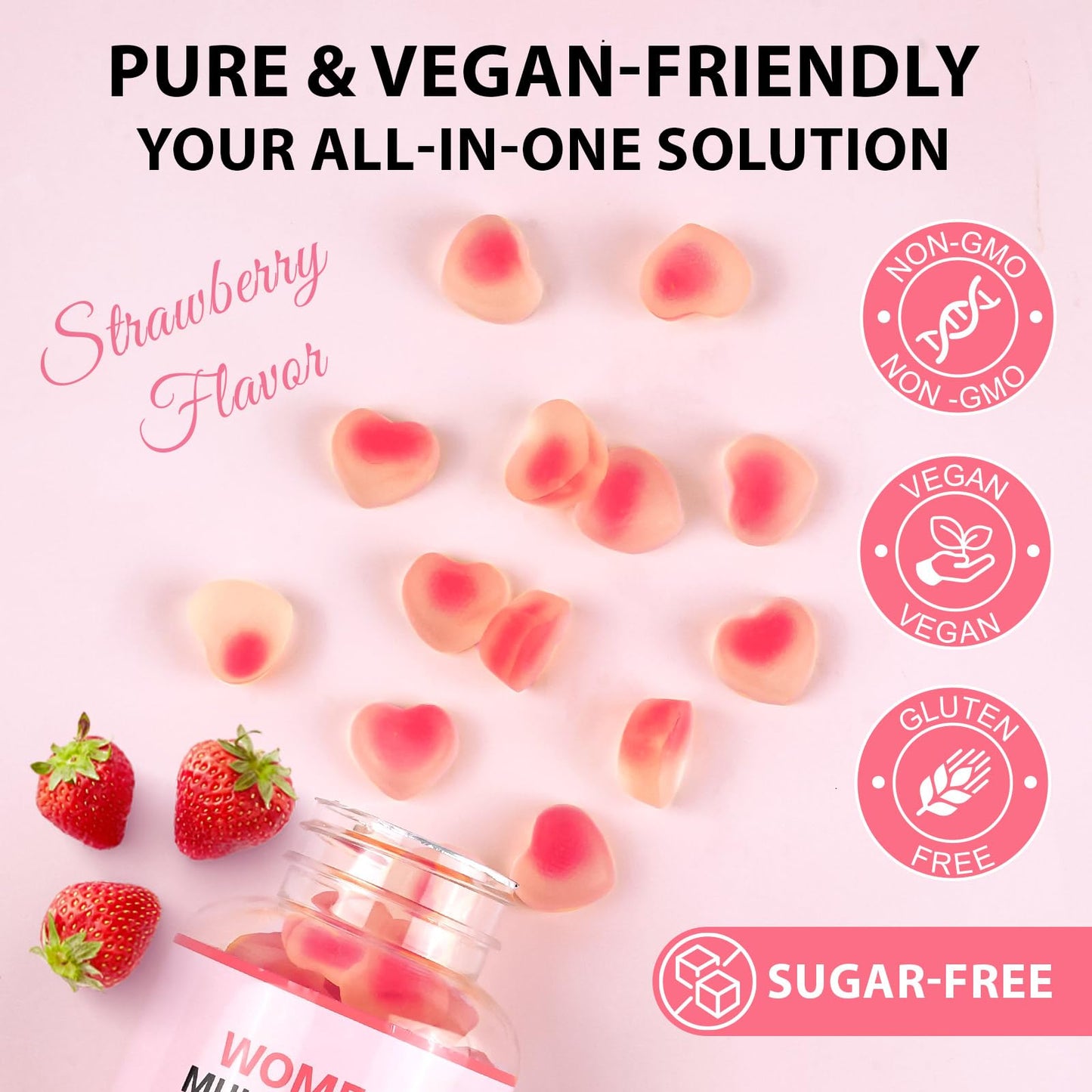 ucobrusay Sugar-Free Women's Multivitamin Gummies 60 Gummies
