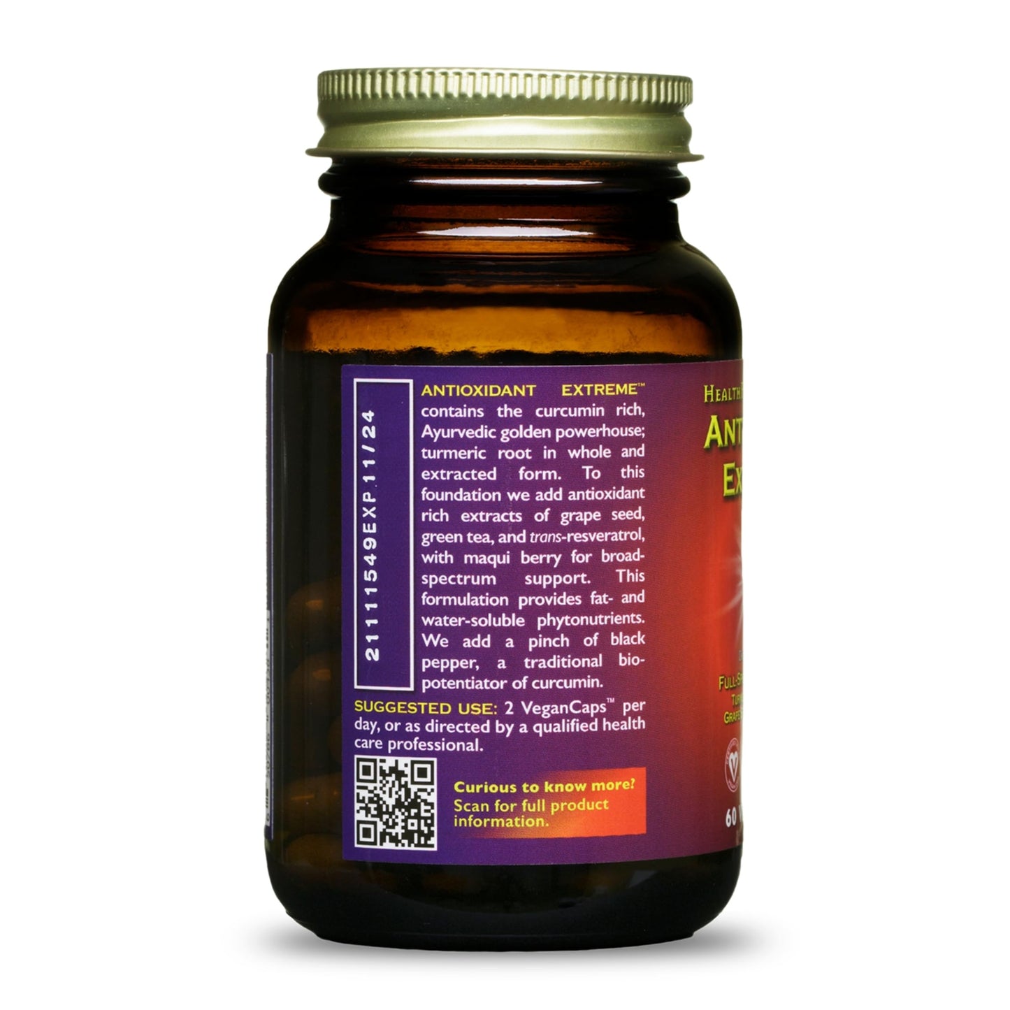 HEALTHFORCE SUPERFOODS Antioxidant Extreme Vegan Capsules 60