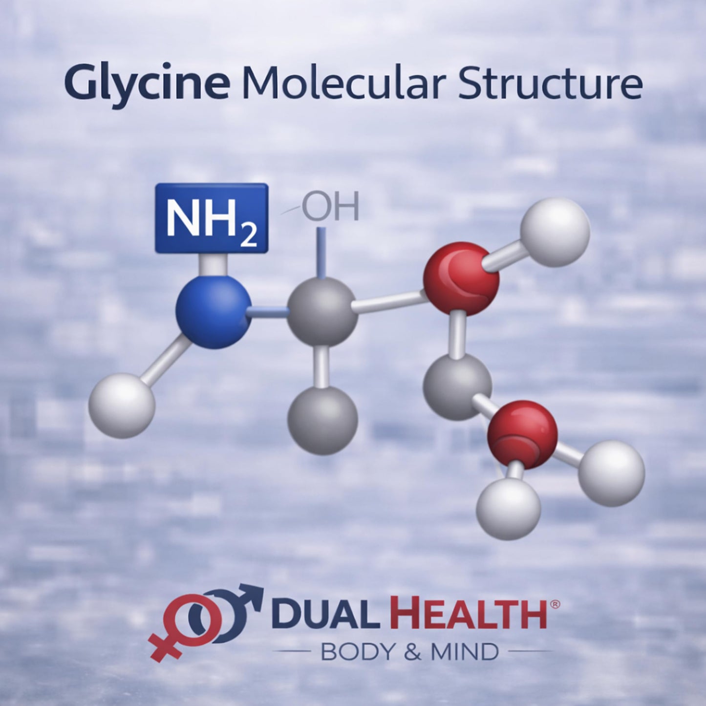 Dual Health Body & Mind Glycine Powder, 4 oz