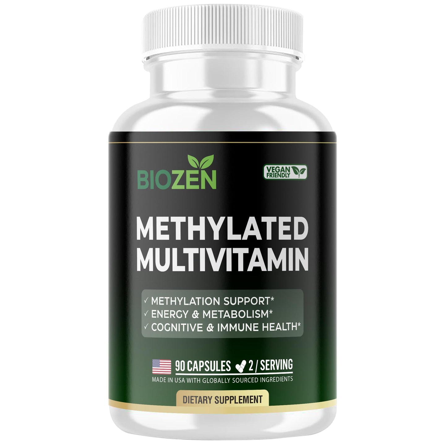 BIOZEN Methylated Multivitamin B Complex Capsule 90 Count