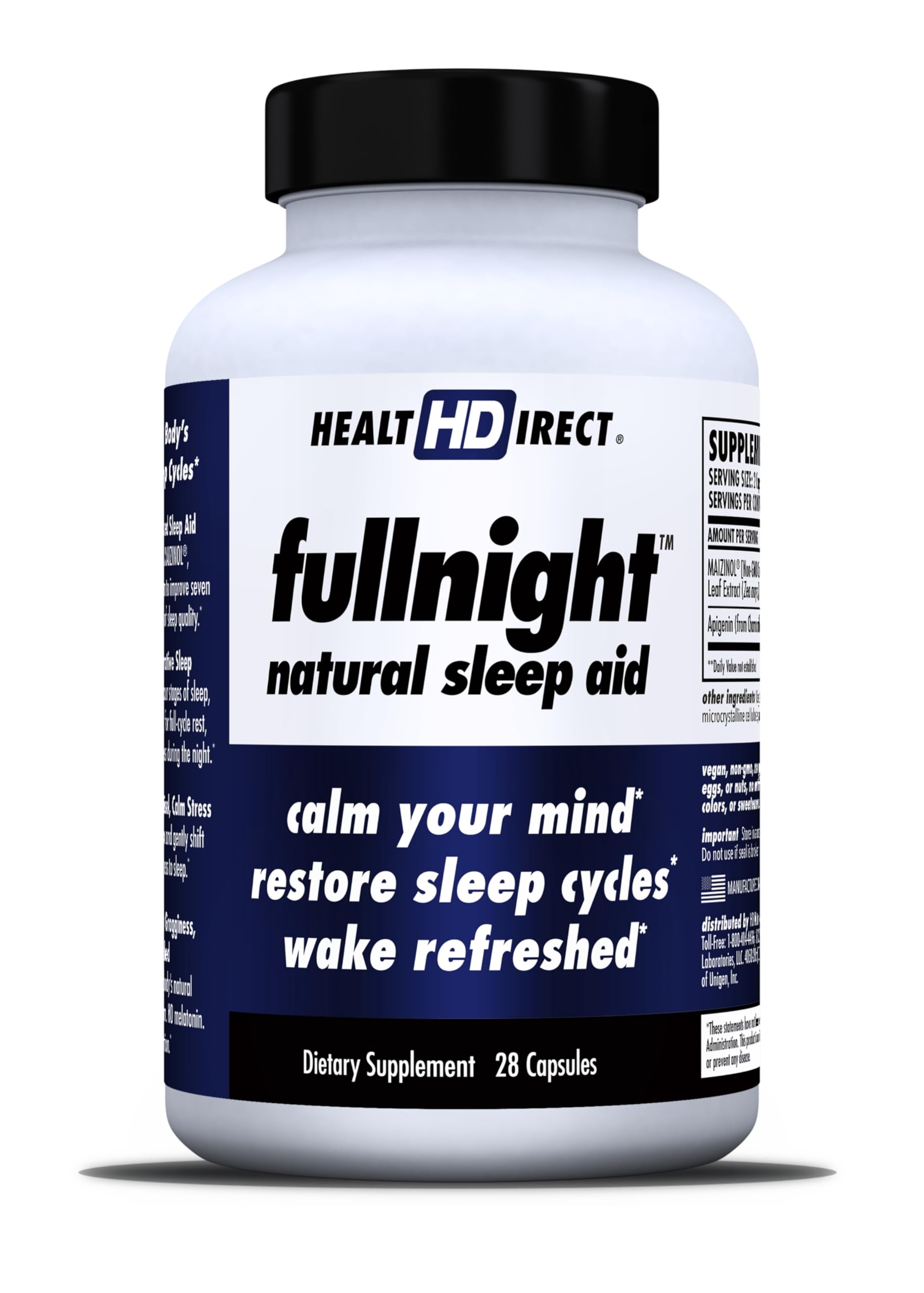 HEALTH DIRECT FullNight Melatonin-Free Natural Sleep Aid 28 Capsules
