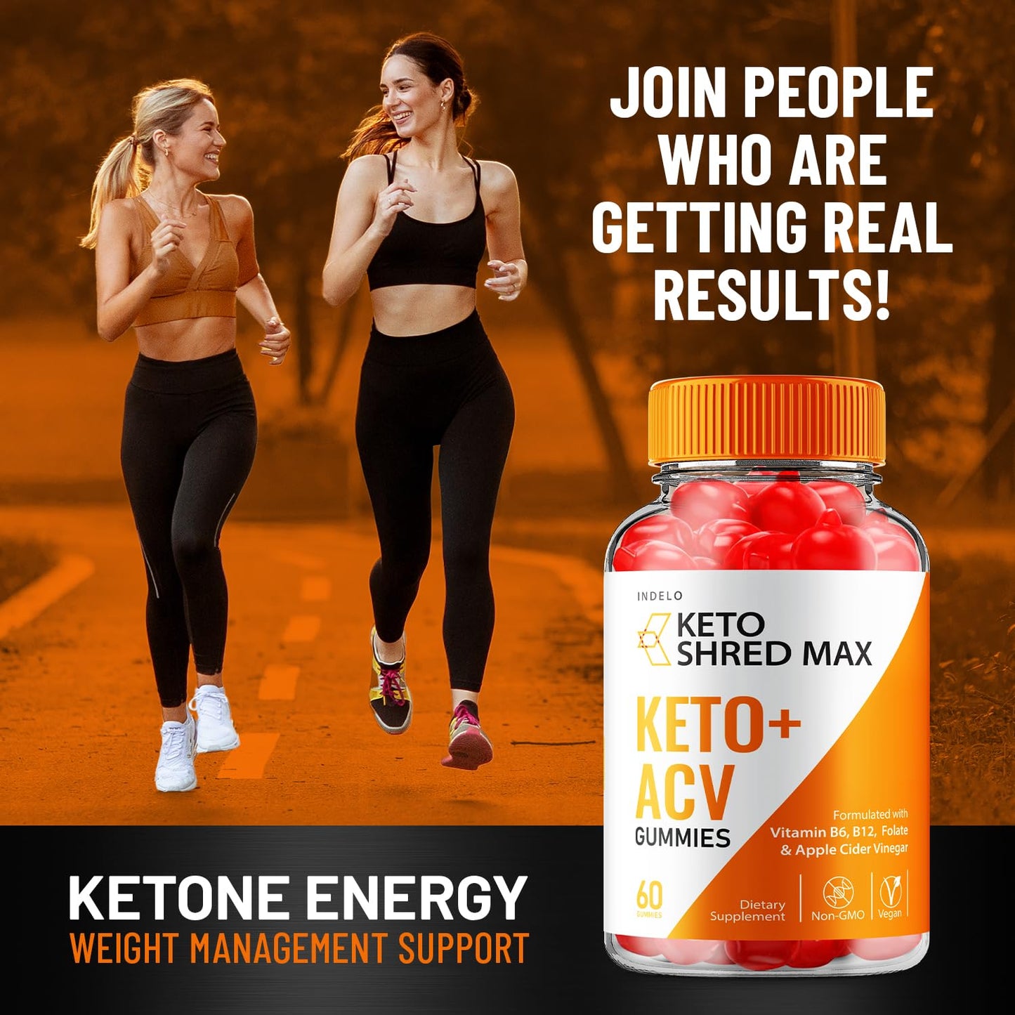 Indelo Keto Shred Max ACV Gummies 60 Count