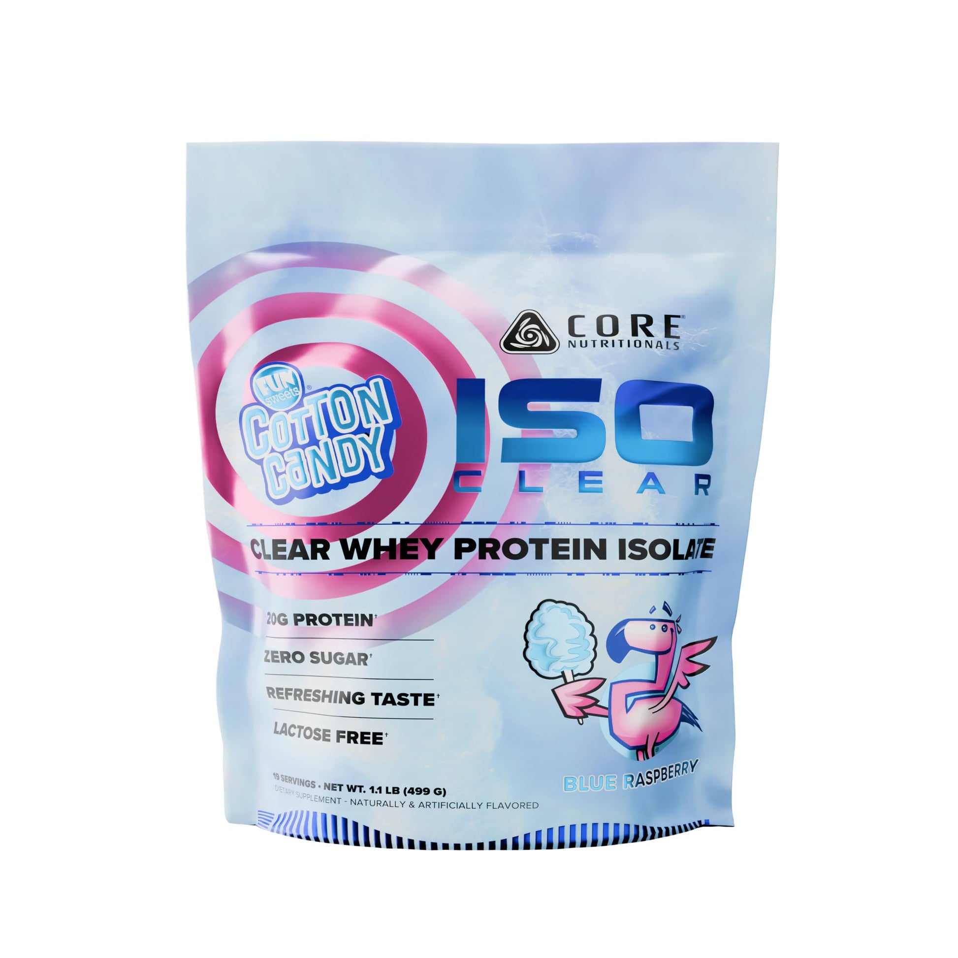 Core Nutritionals Iso Clear Whey Protein Isolate Powder, 17.6 oz
