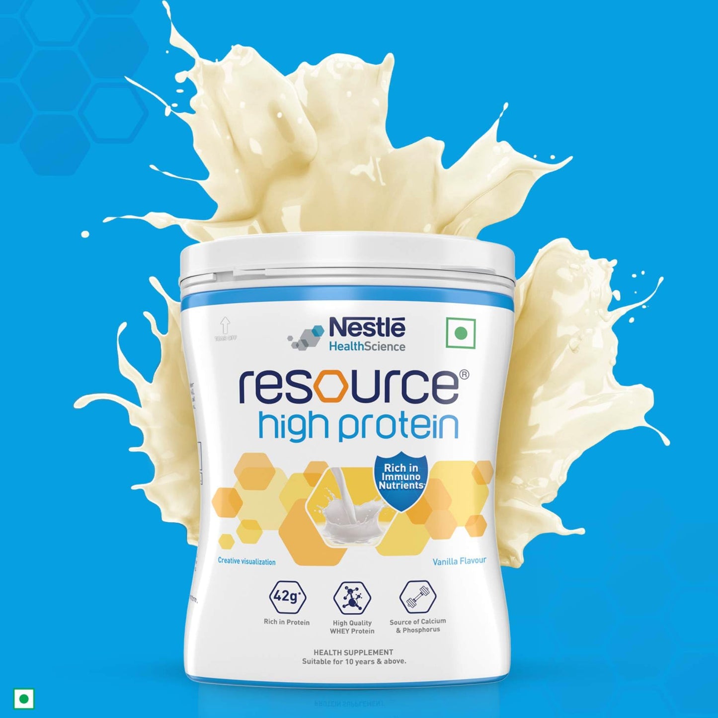 ReSource Nestle Resource High Protein Vanilla Flavor Protein Powder 14.11 oz
