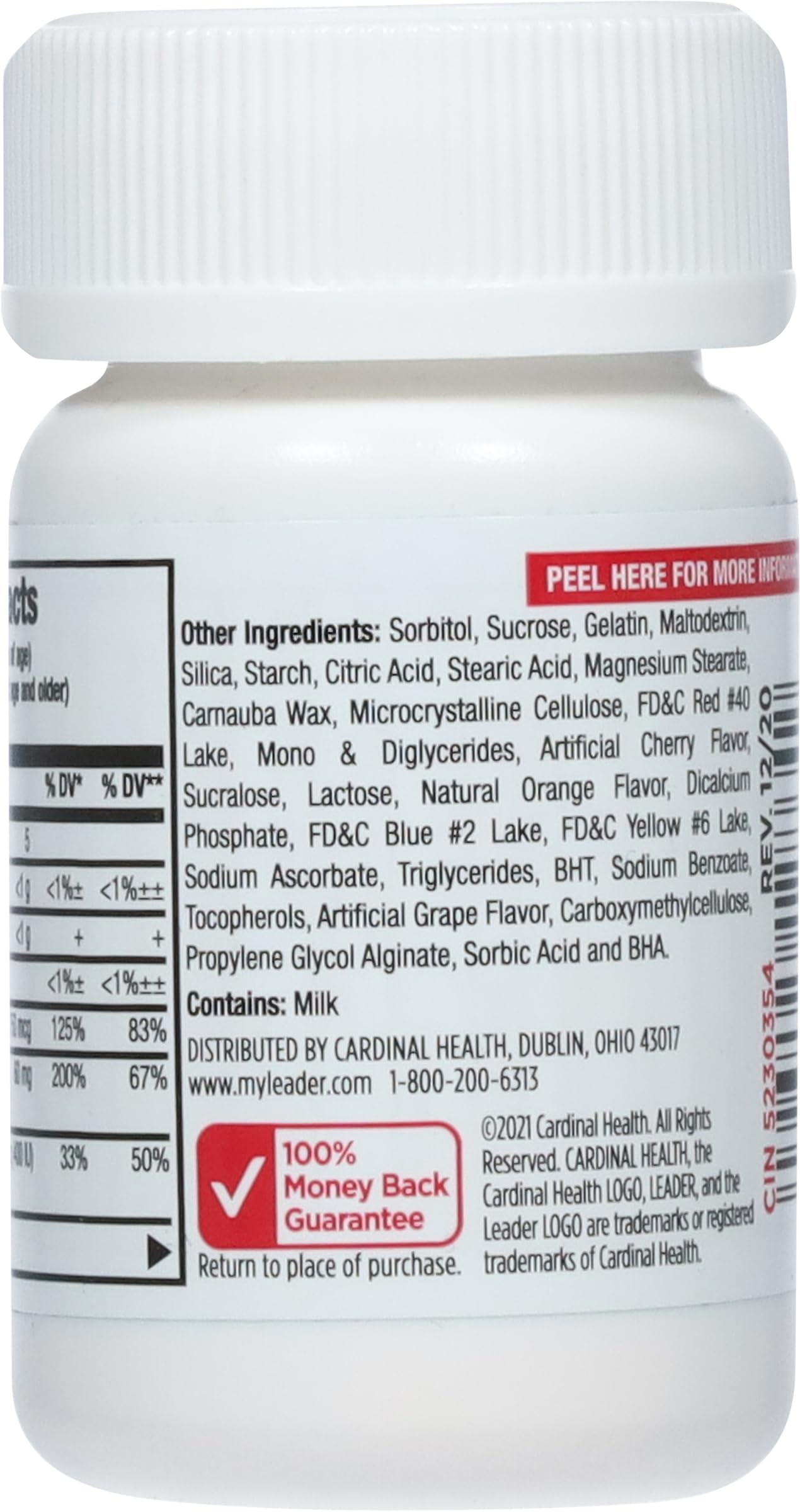 Leader Children's Multivitamin Chewable Tablets, 30 Count