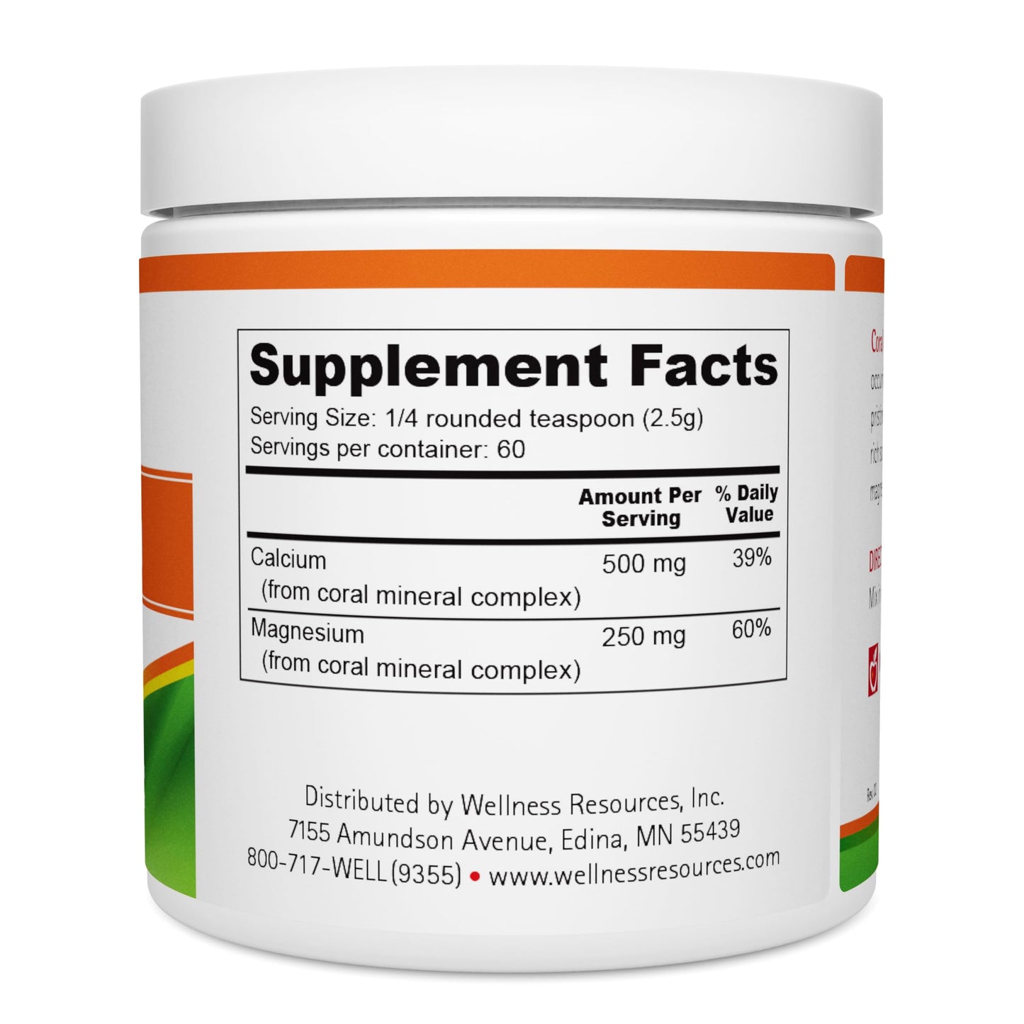 Wellness Resources Coral Calcium Powder 5.2911 Ounce