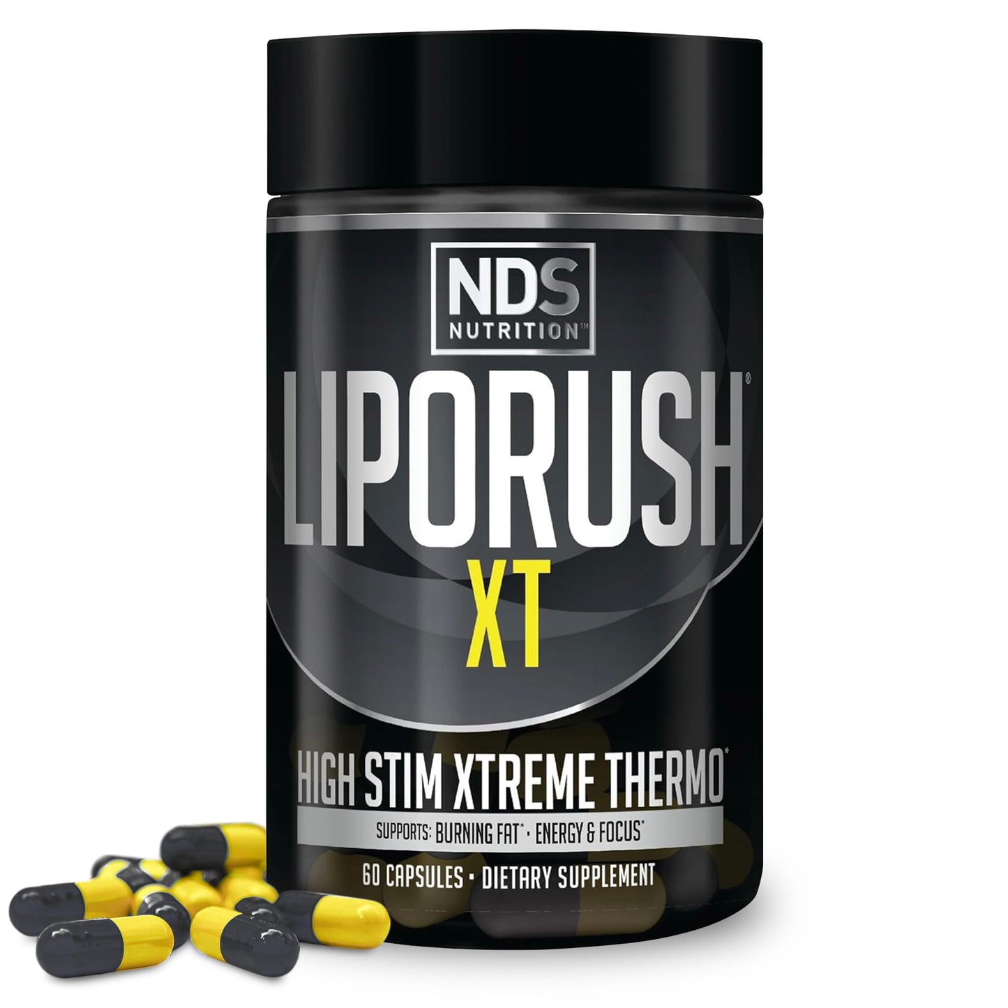 LIPORUSH XT Super Concentrated Thermogenic Capsule, 60 Count