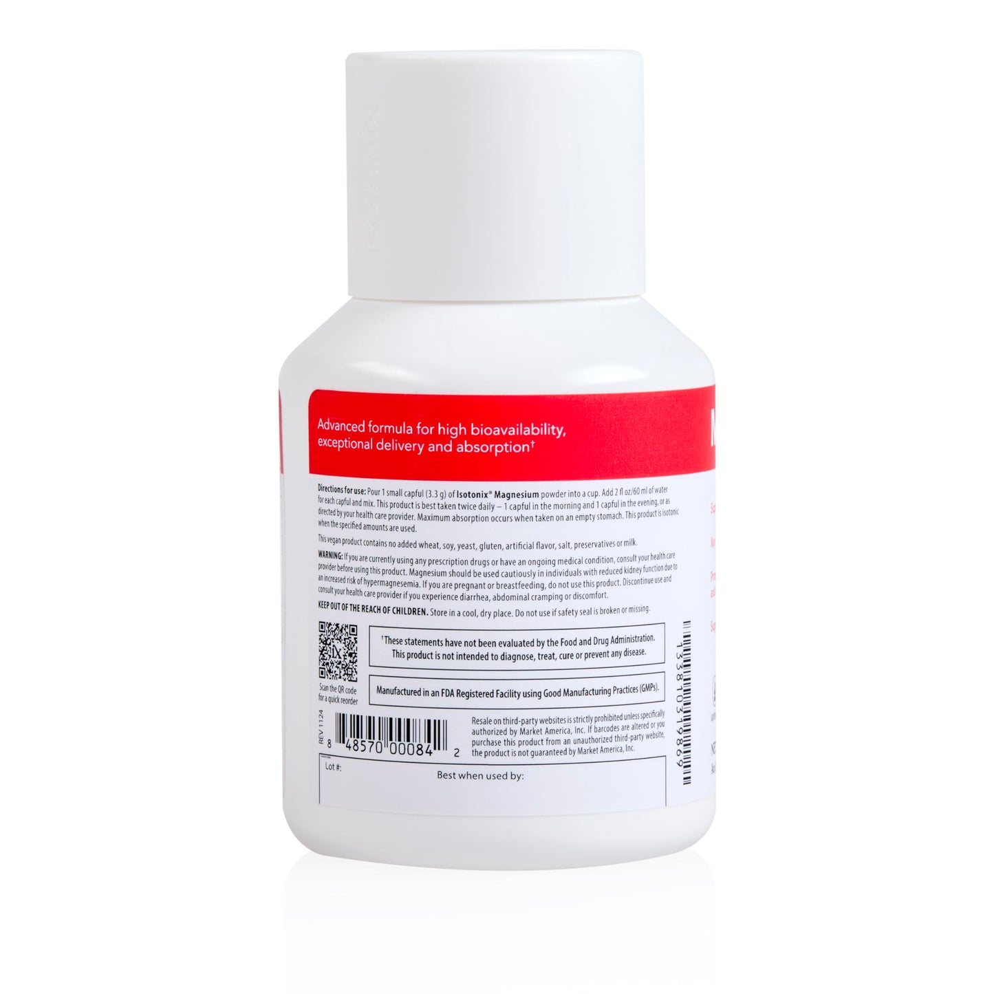 Isotonix Magnesium Powder 10.6 Ounce