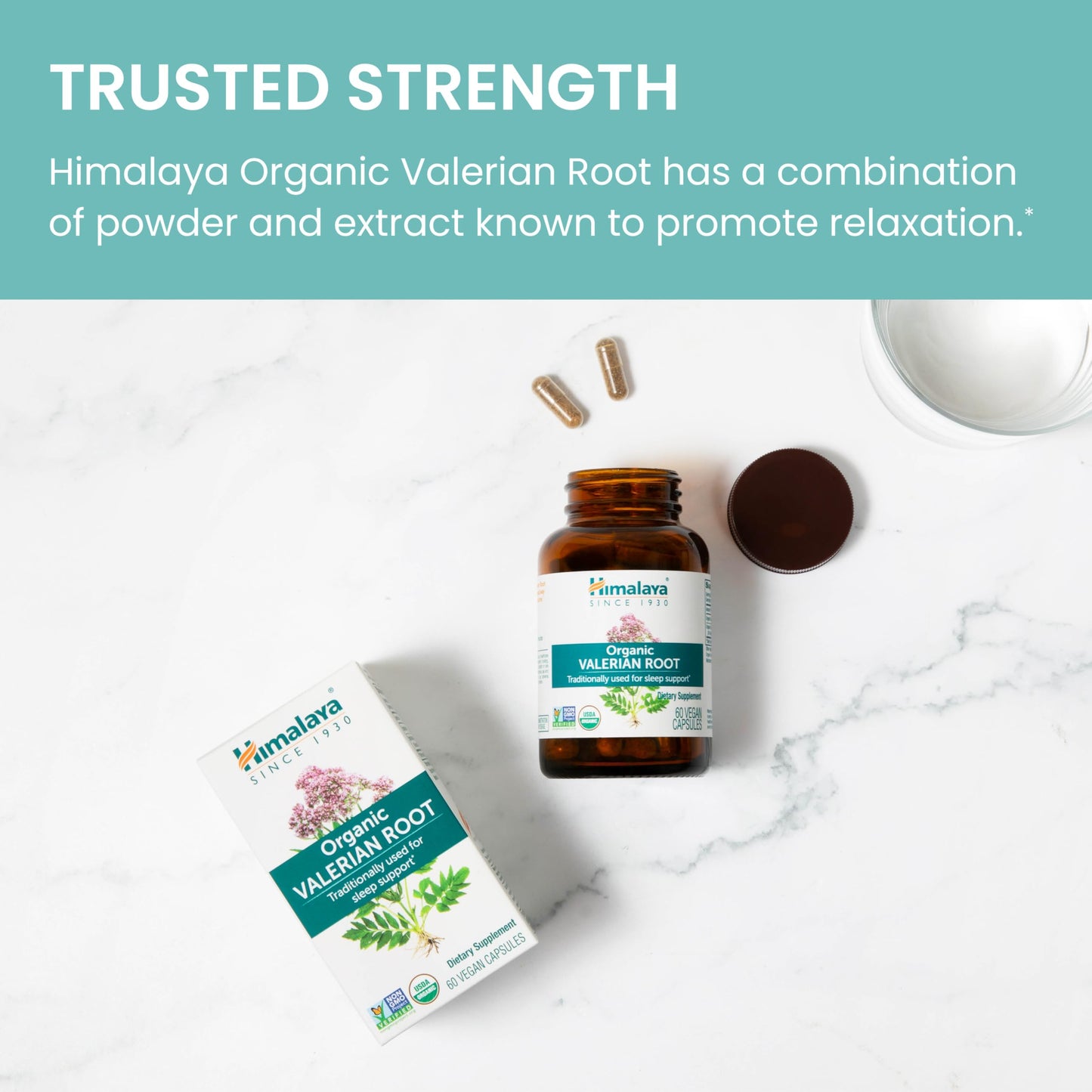 Himalaya Organic Valerian Root Capsule, 60 Capsules