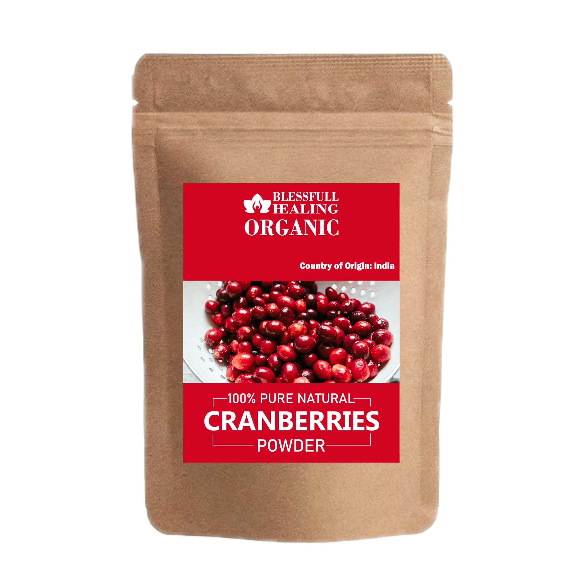 Blessfull Healing Organic Cranberries Powder 100 Gram