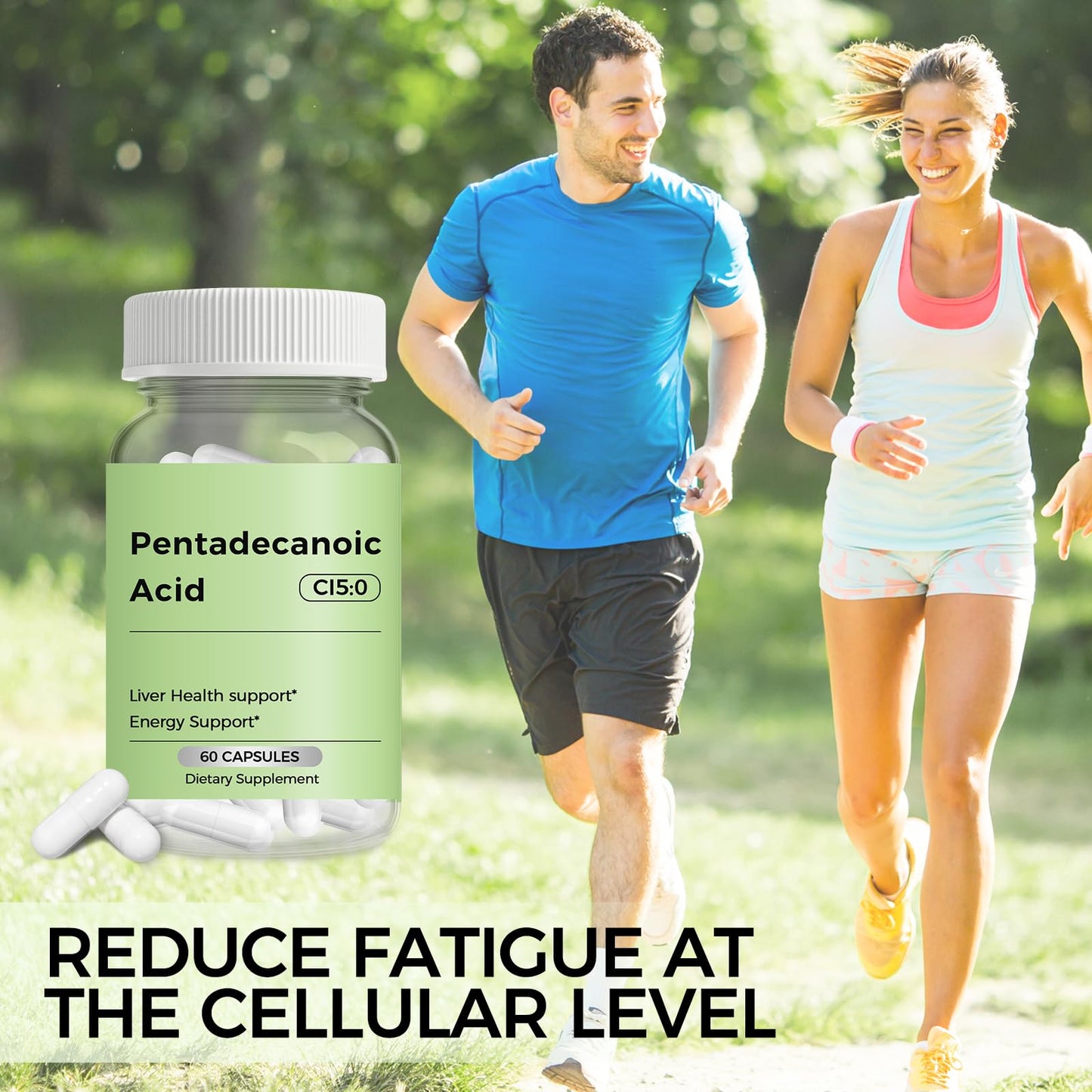 Engtozl Pentadecanoic Acid, C15:0 Supplement Capsule 60 Count