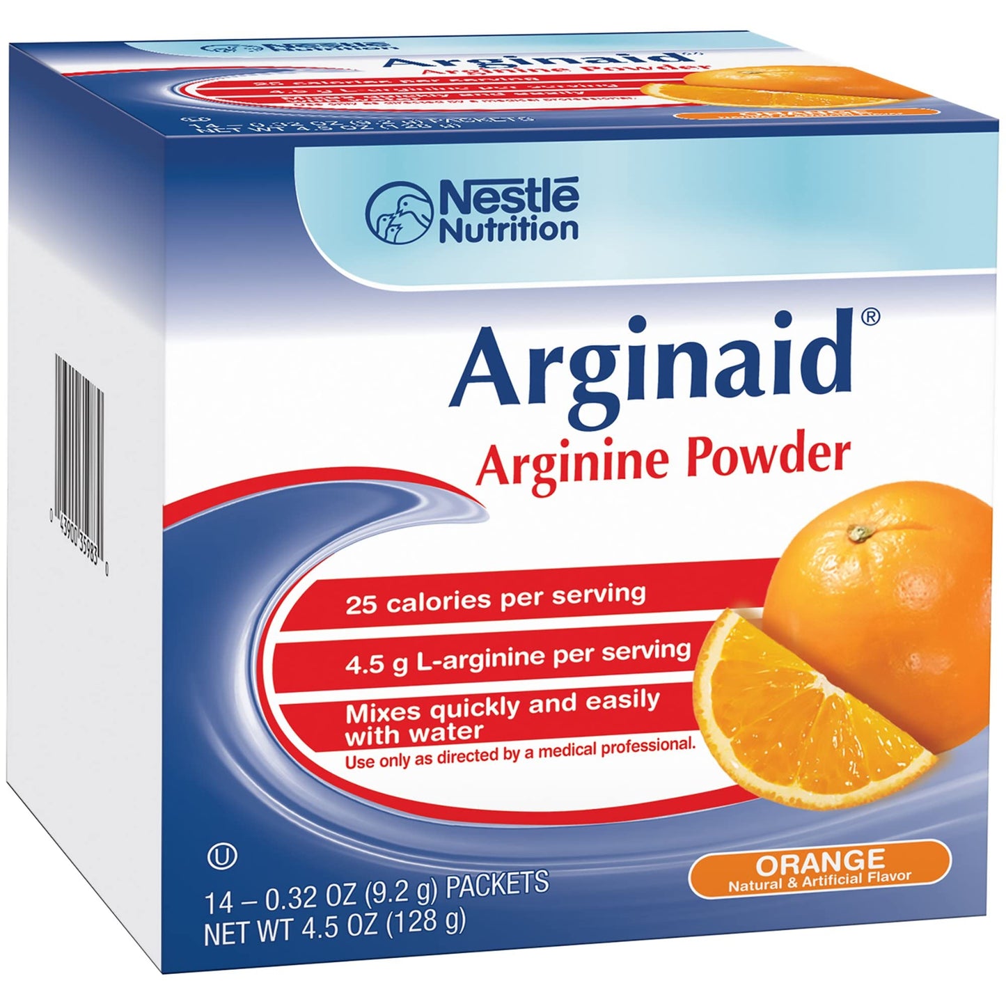 Arginaid Orange Oral Supplement Powder 4.5 oz (Pack of 14)