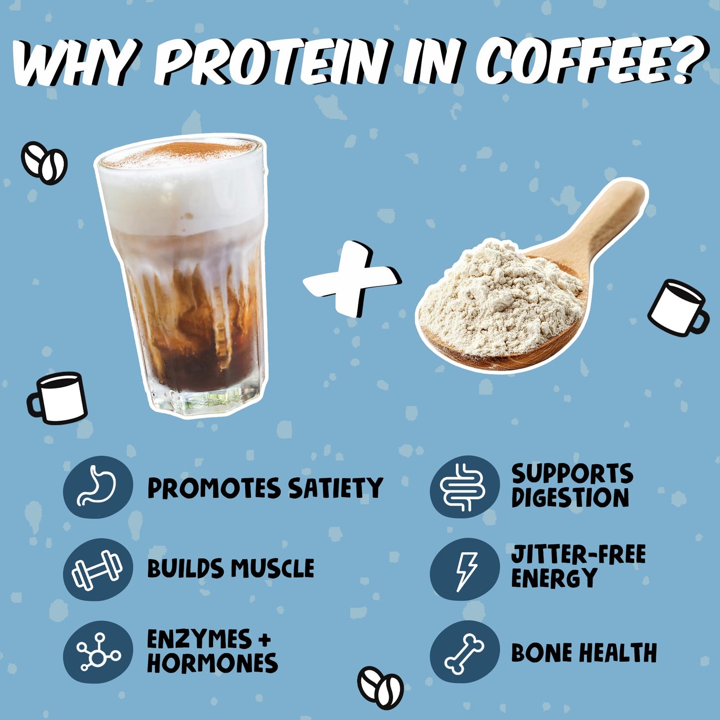 Renude Collagen Crush Protein Coffee Creamer with Collagen Peptides Powder 14.8 oz