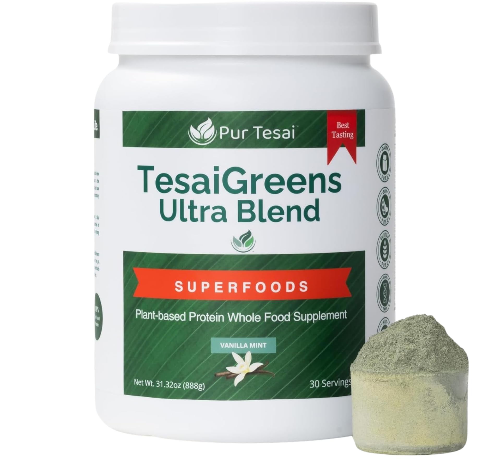 Pur Tesai TesaiGreens Ultra Blend Superfood Nutritional Powder, 31.32 Ounce