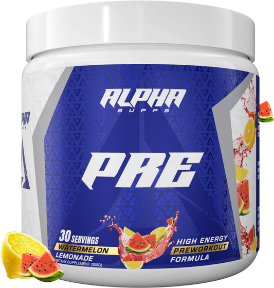 Alpha Supps Pre-Workout Powder, 10.6 oz