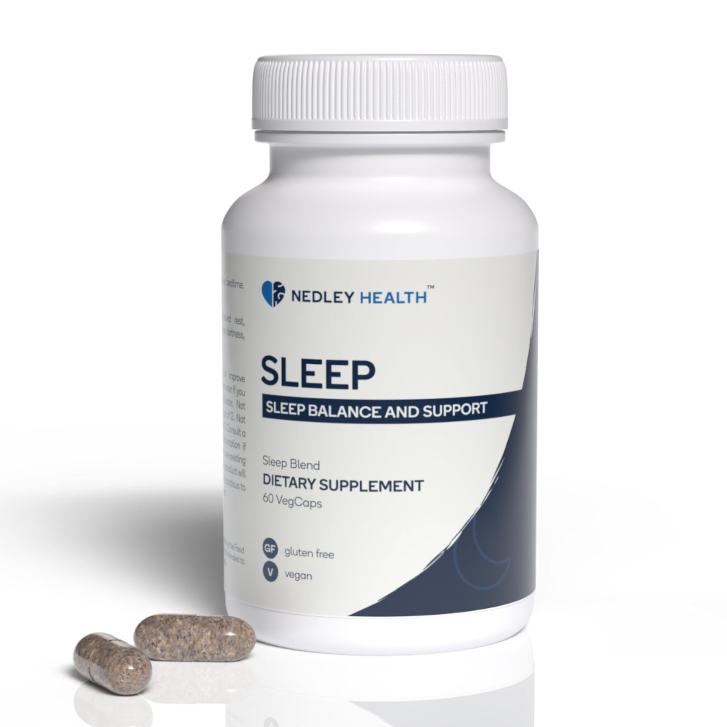 Nedley Health Sleep Natural Sleep Aid Supplement Capsule, 60