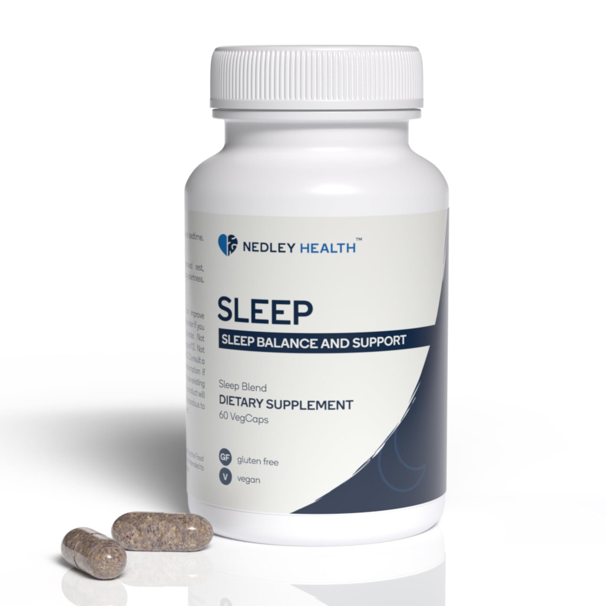 Nedley Health Sleep Natural Sleep Aid Supplement Capsule, 60