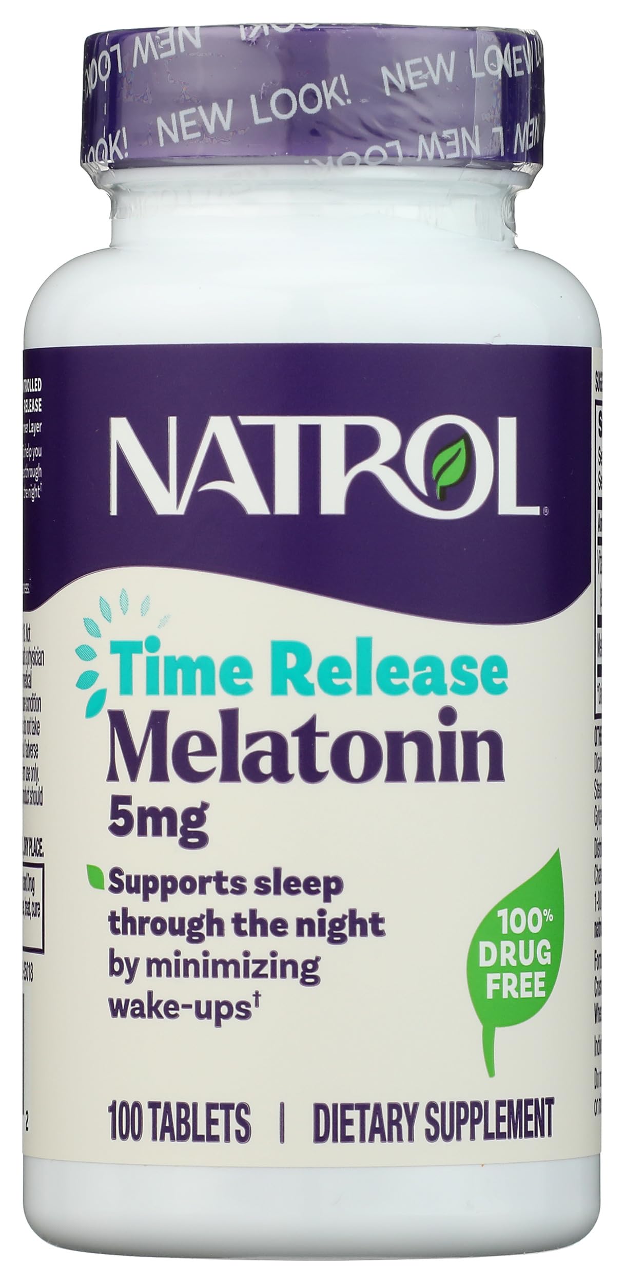 Natrol Melatonin 5mg Time Release Tablet, 100 Count