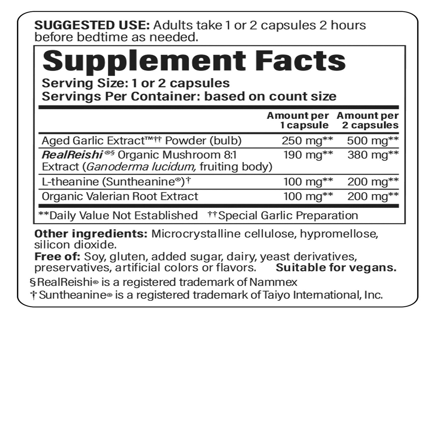 Kyolic Sleep Mushrooms+ Capsules, 30 Capsules