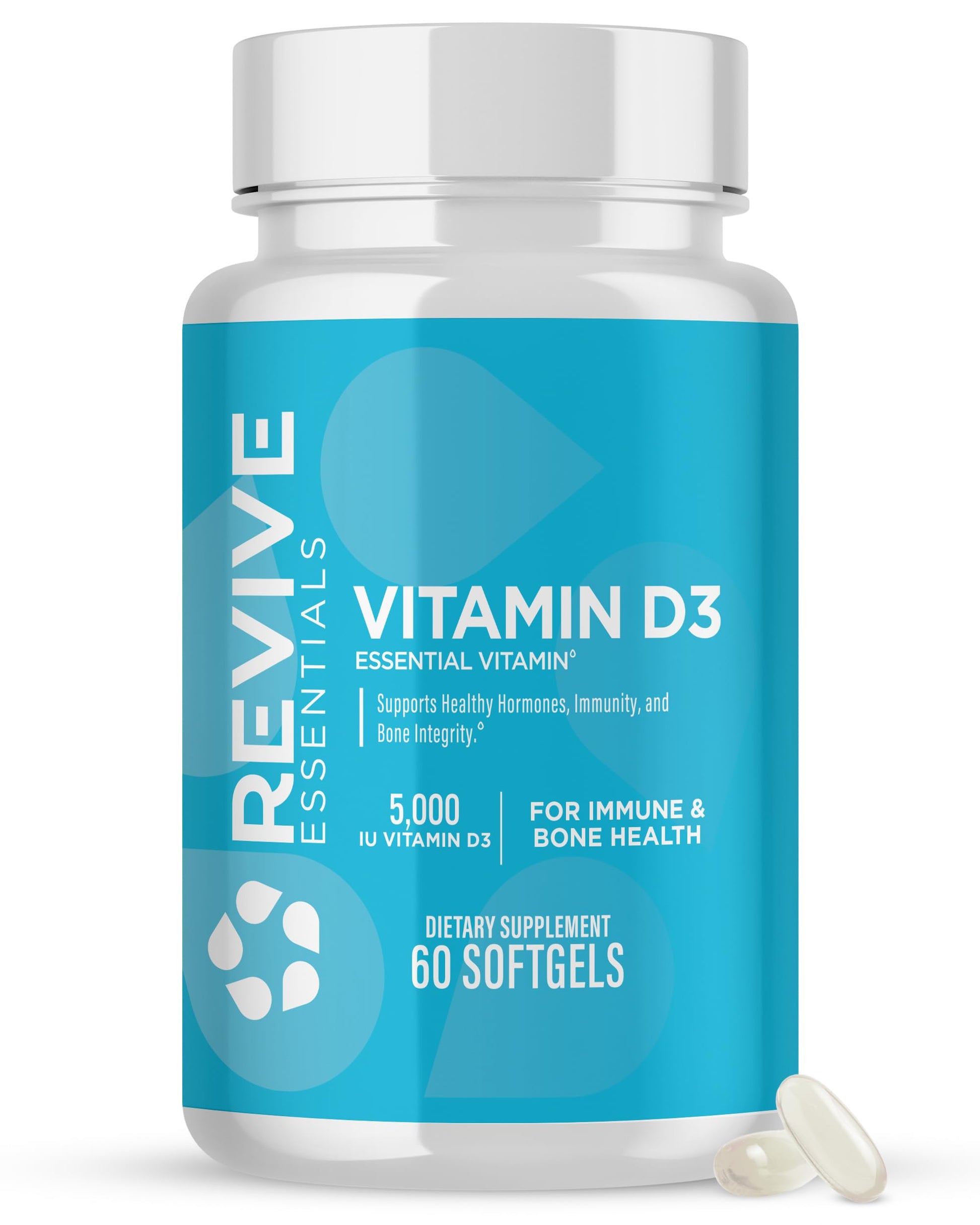 Revive Vitamin D3 Softgels 60 Count