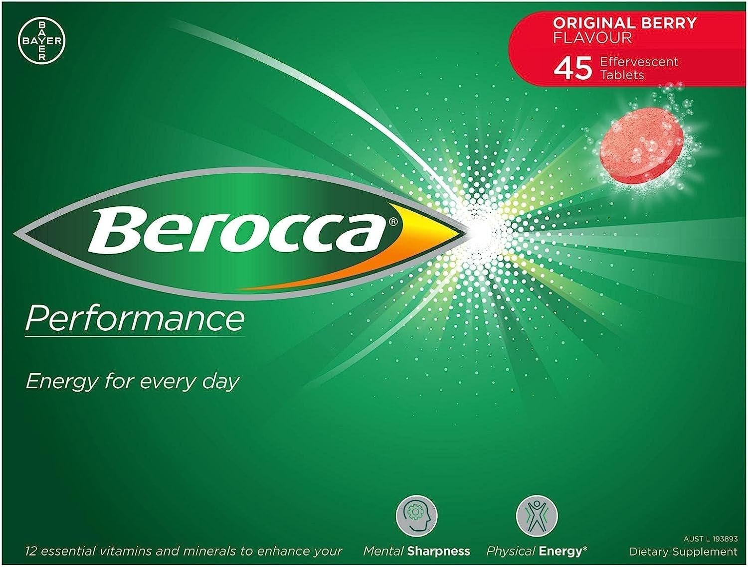 Berocca Performance Original Chewable 45 Count