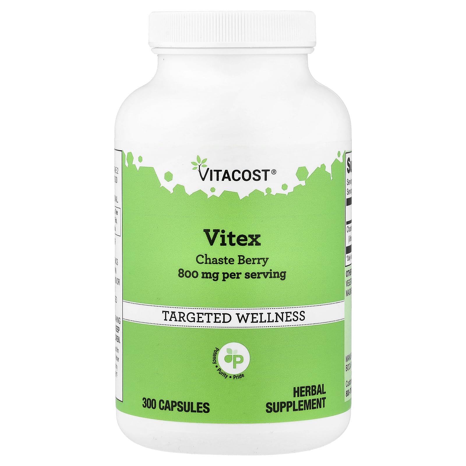 Vitacost Vitex Agnus-Castus Chaste Berry Capsule, 300 Capsules