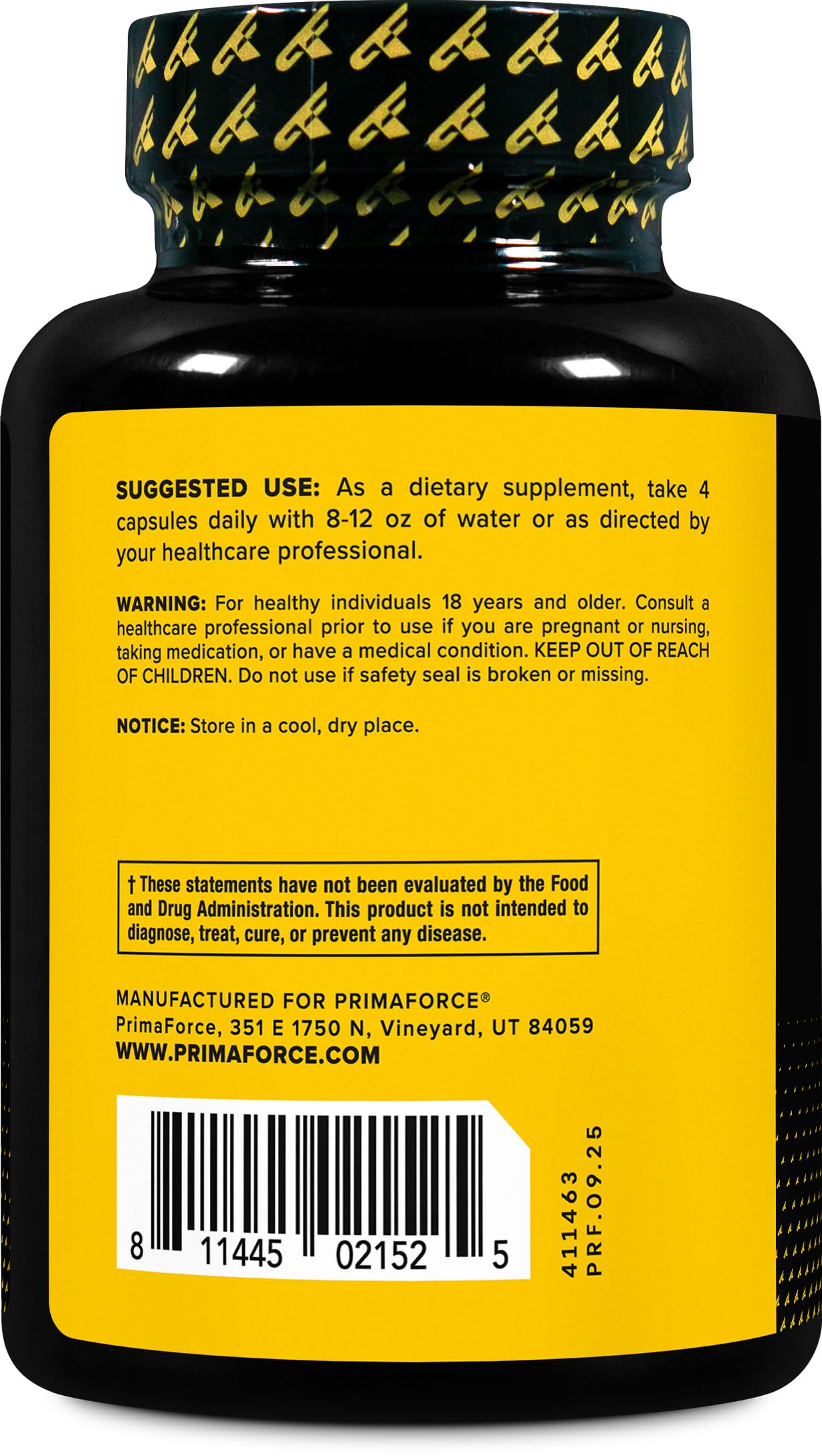 Primaforce Phosphatidyl Serine (400mg) Capsules 120 Count