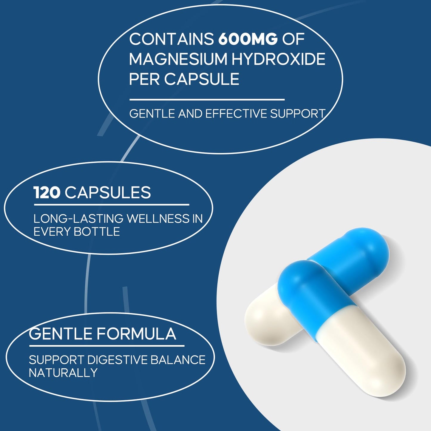 Provspro Magnesium Hydroxide Capsules 120 Capsules