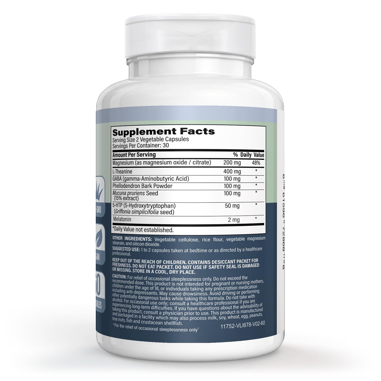 MyLifeZen Sleep Formula Veggie Capsules 60 Count