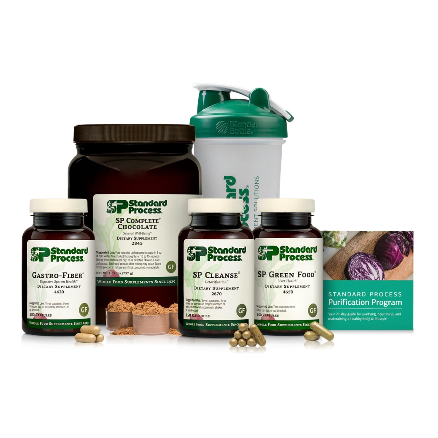 Standard Process Purification Product Kit with SP Complete and Gastro Fiber, Capsule, 1 Kit