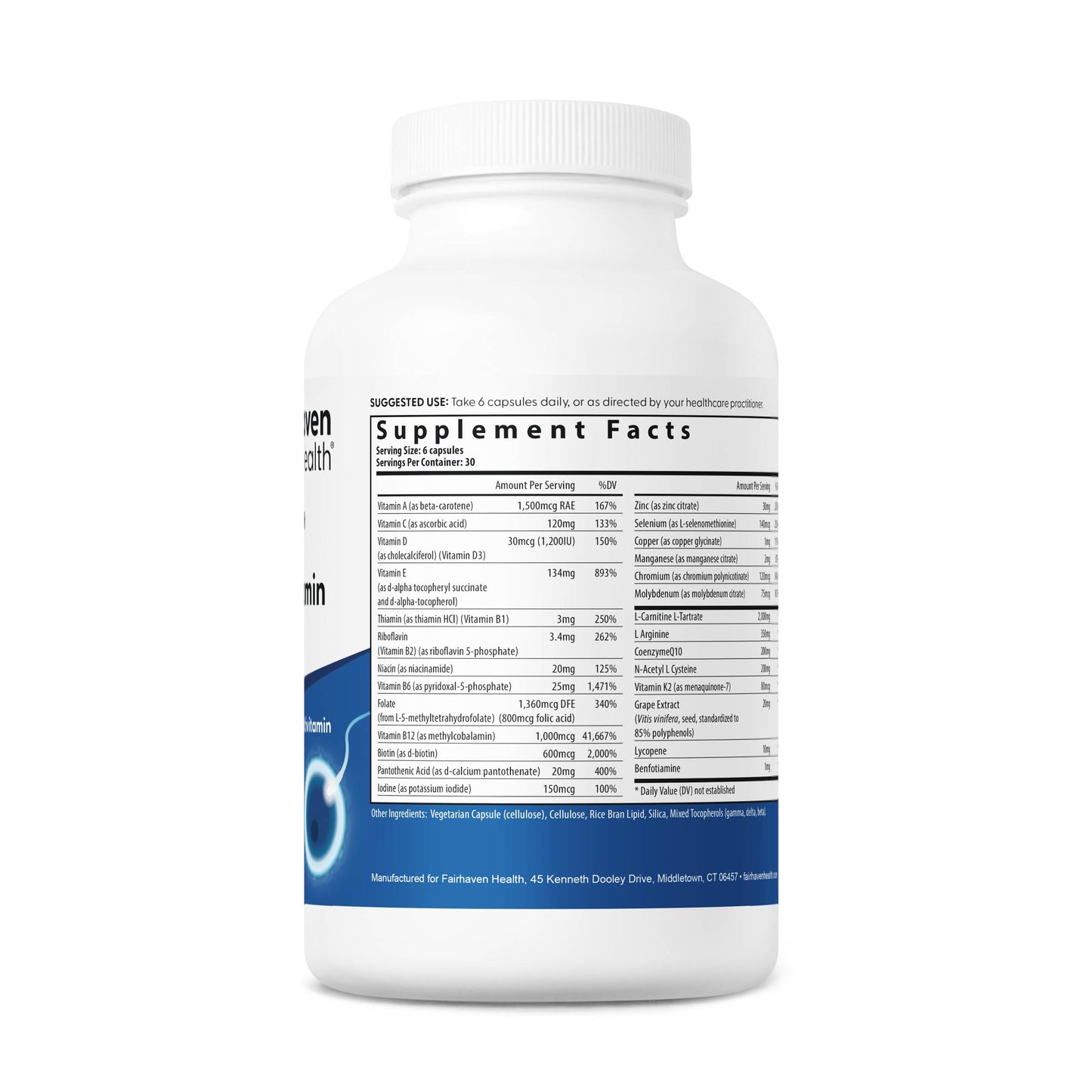 Fairhaven Health FH Pro for Men and Women Combo Capsules, 1 Count