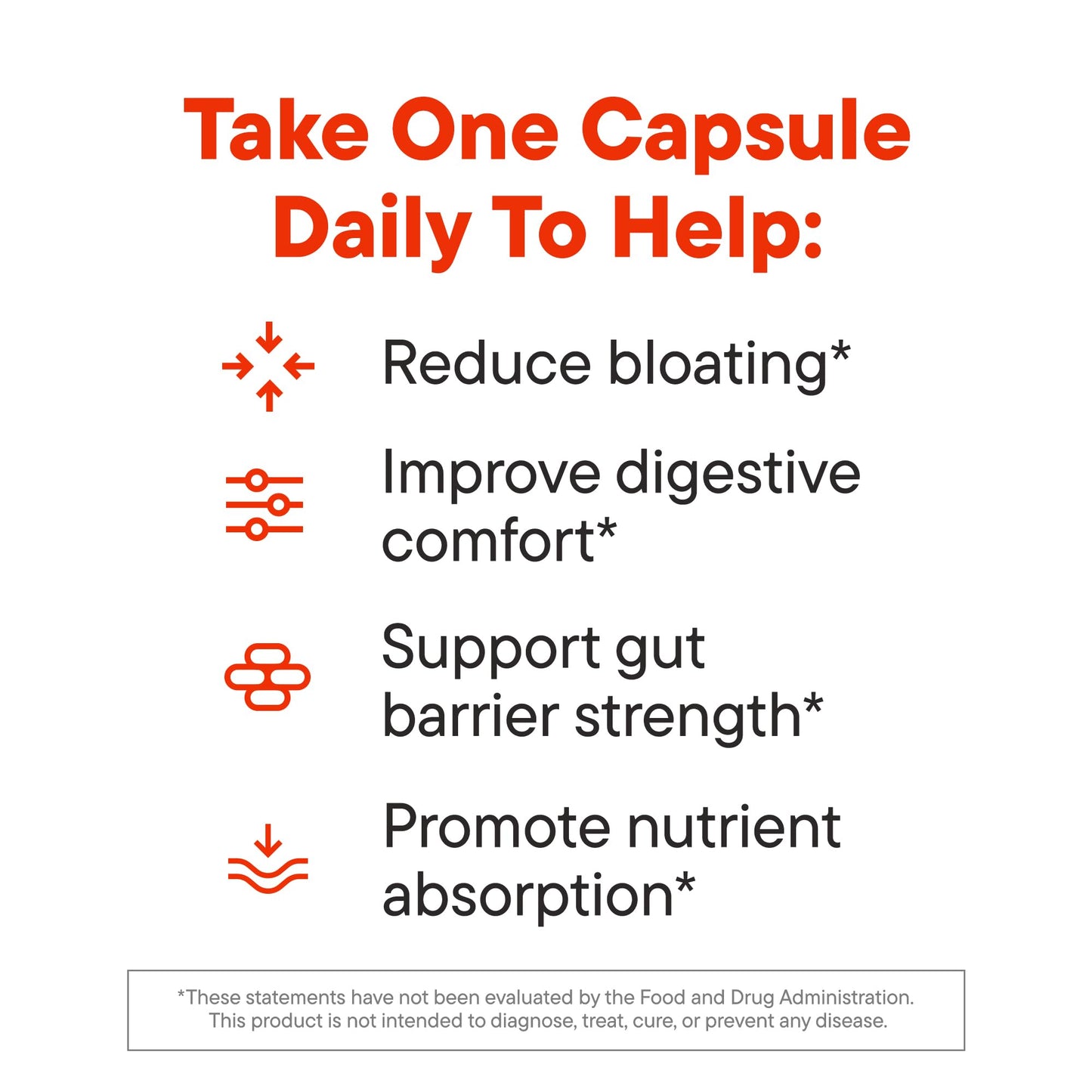 Daily Nouri Digestive Support Probiotics for Women & Men Capsules, 30 Count