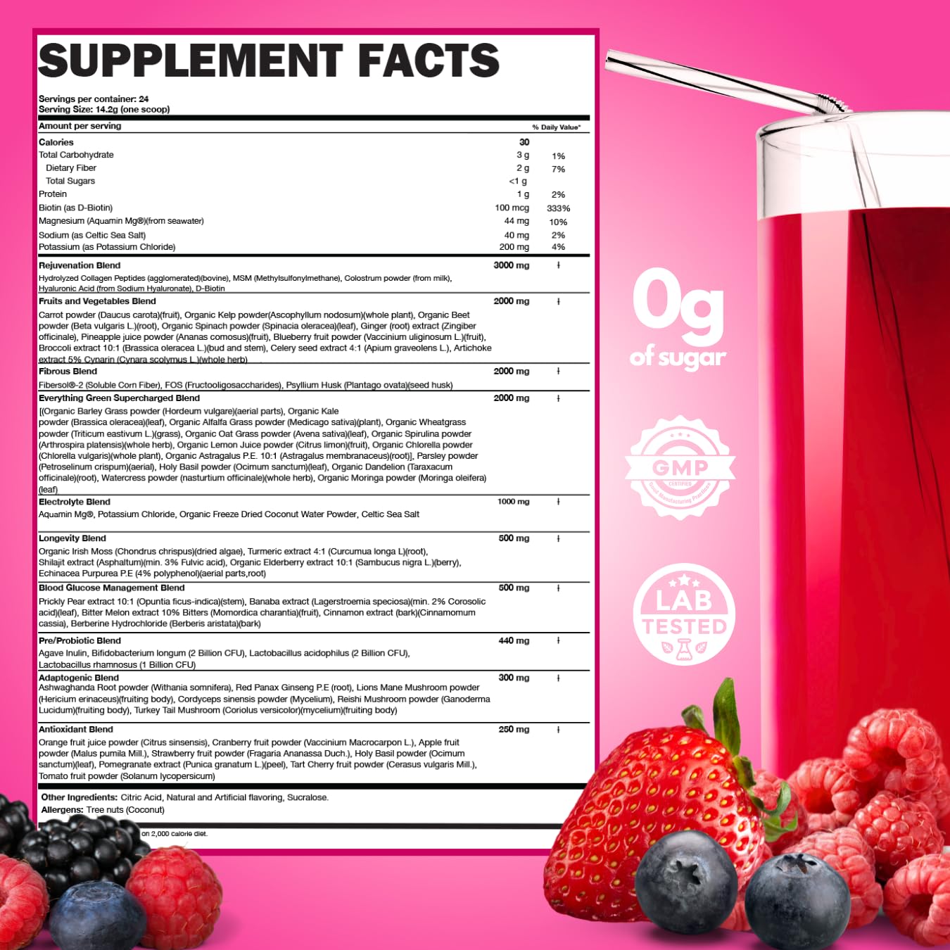 PROJECT AD LLC AD1 All in One Superfood Solution, Powder, 12.03 Ounce