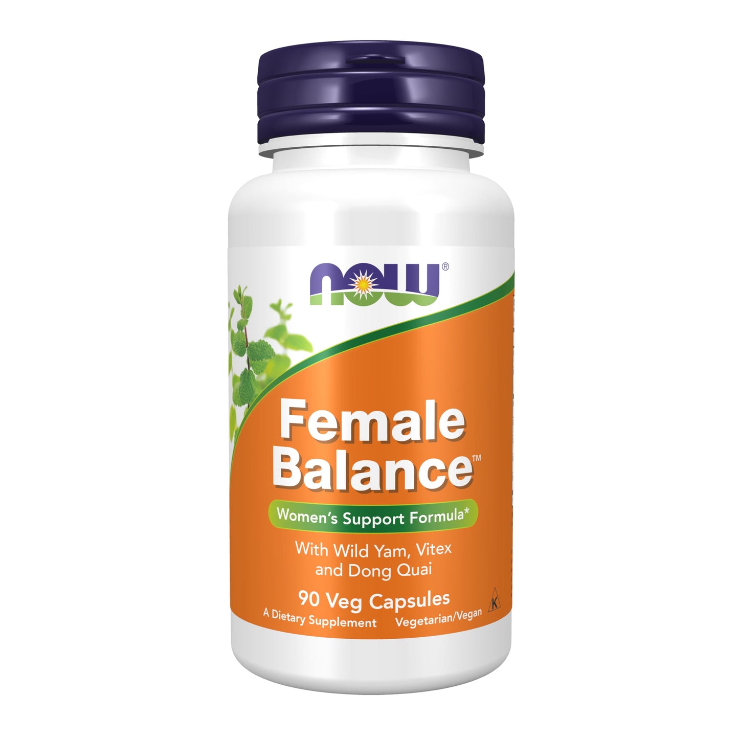 NOW Foods Female Balance with Wild Yam, Vitex, Dong Quai, GLA, Vitamin B-6 and Folate Capsules, 90 Count
