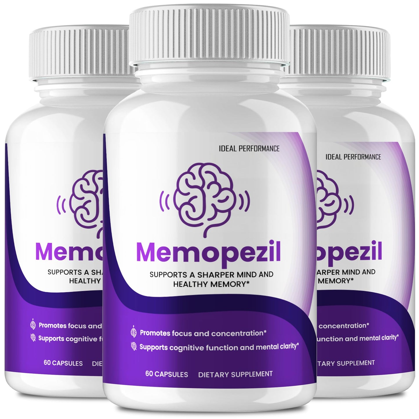 IDEAL PERFORMANCE Memopezil Capsules 180 Count